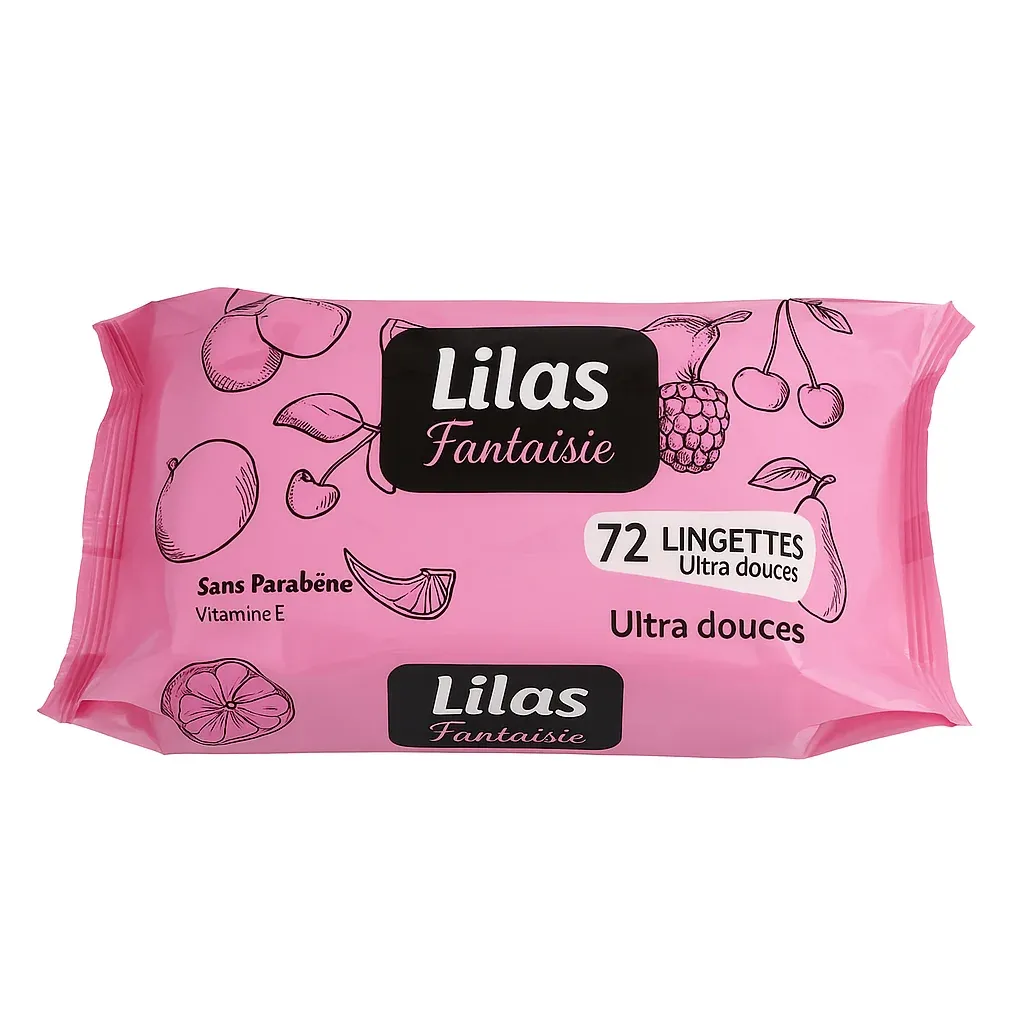 Lingettes ultra douces sans paraben