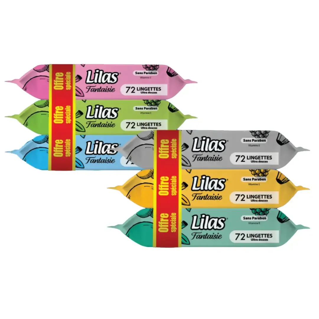 Lot de lingettes bébé