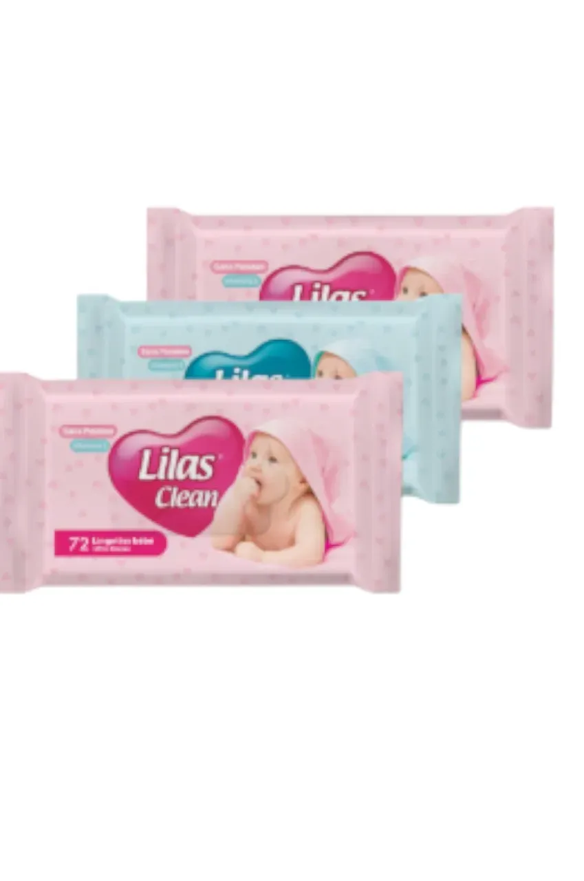 Lot de 3 lingettes bébé