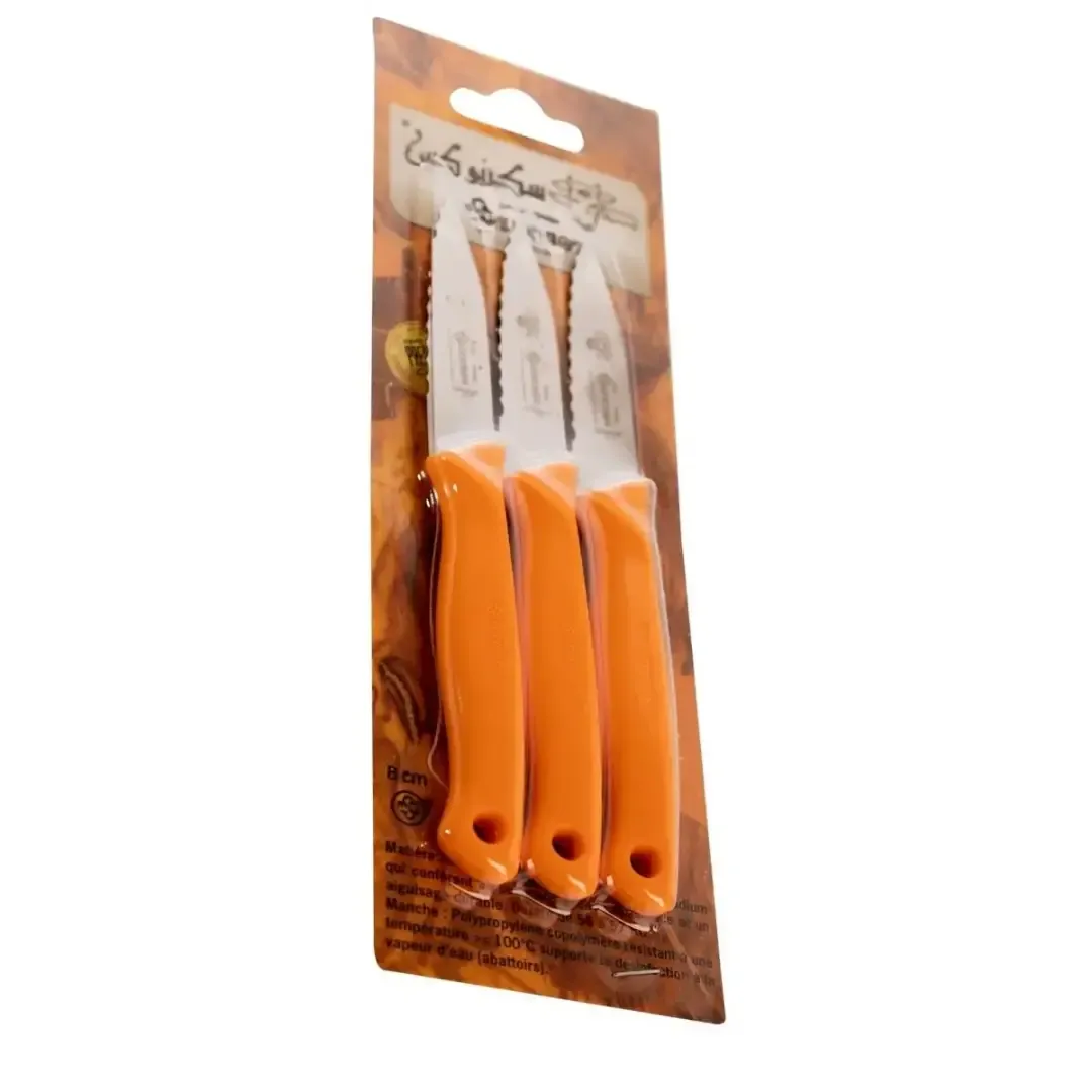 Set de 3 couteaux de cuisine 8 cm