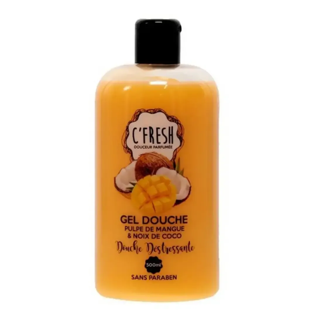 Gel douche pulpe de mangue et noix de coco
