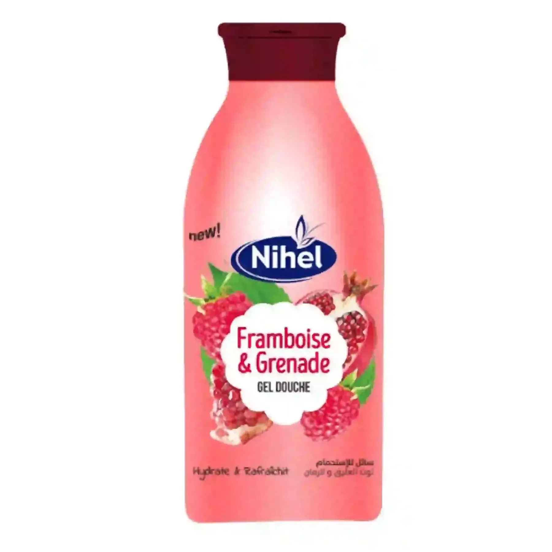 Gel de douche framboise grenade