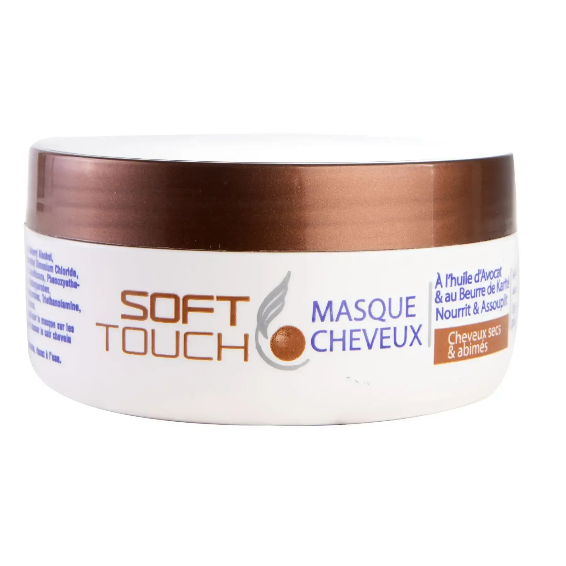 Masque capillaire à l'huile d'avocat & beurre de karité Soft Touch