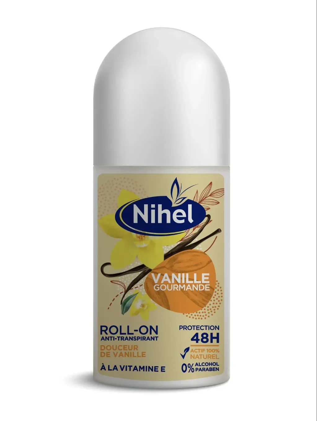 Roll'on Femme anti-transpirant Vanille