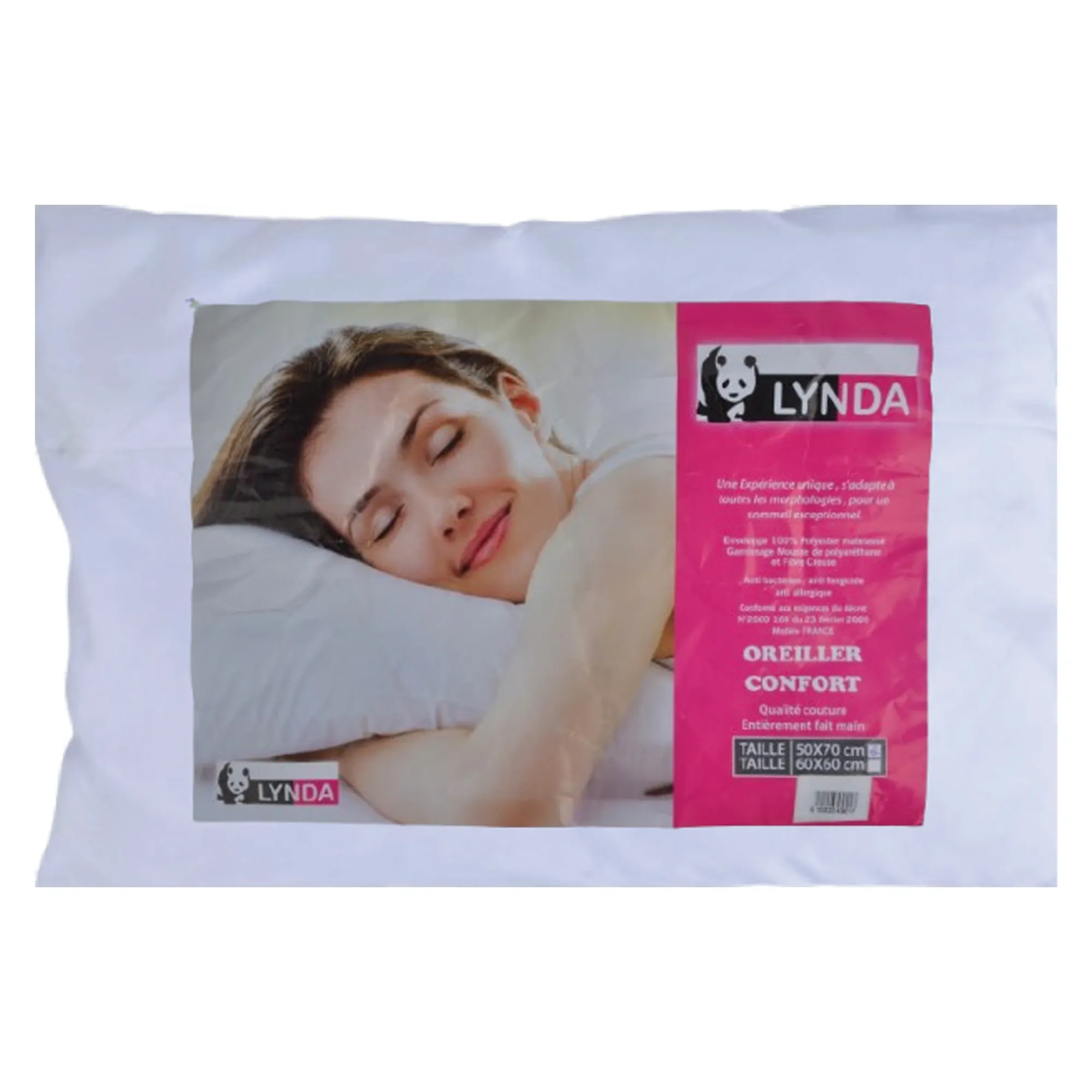 Lot de 2 oreillers  dont 1 GRATUIT 
