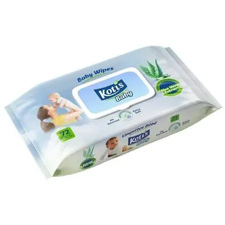 Lingettes bébé aloe vera