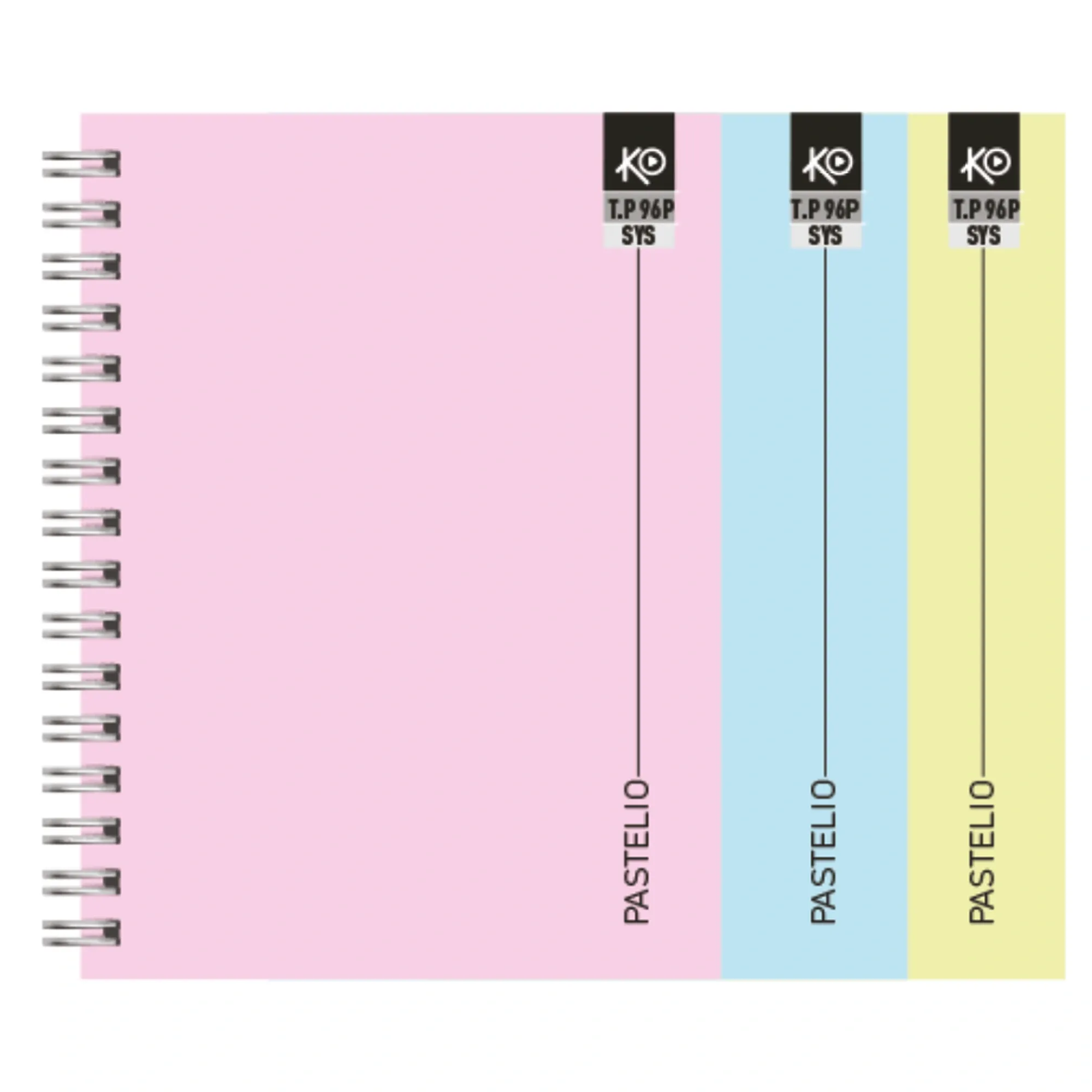 Cahier TP wiro pastel grand format 96 pages