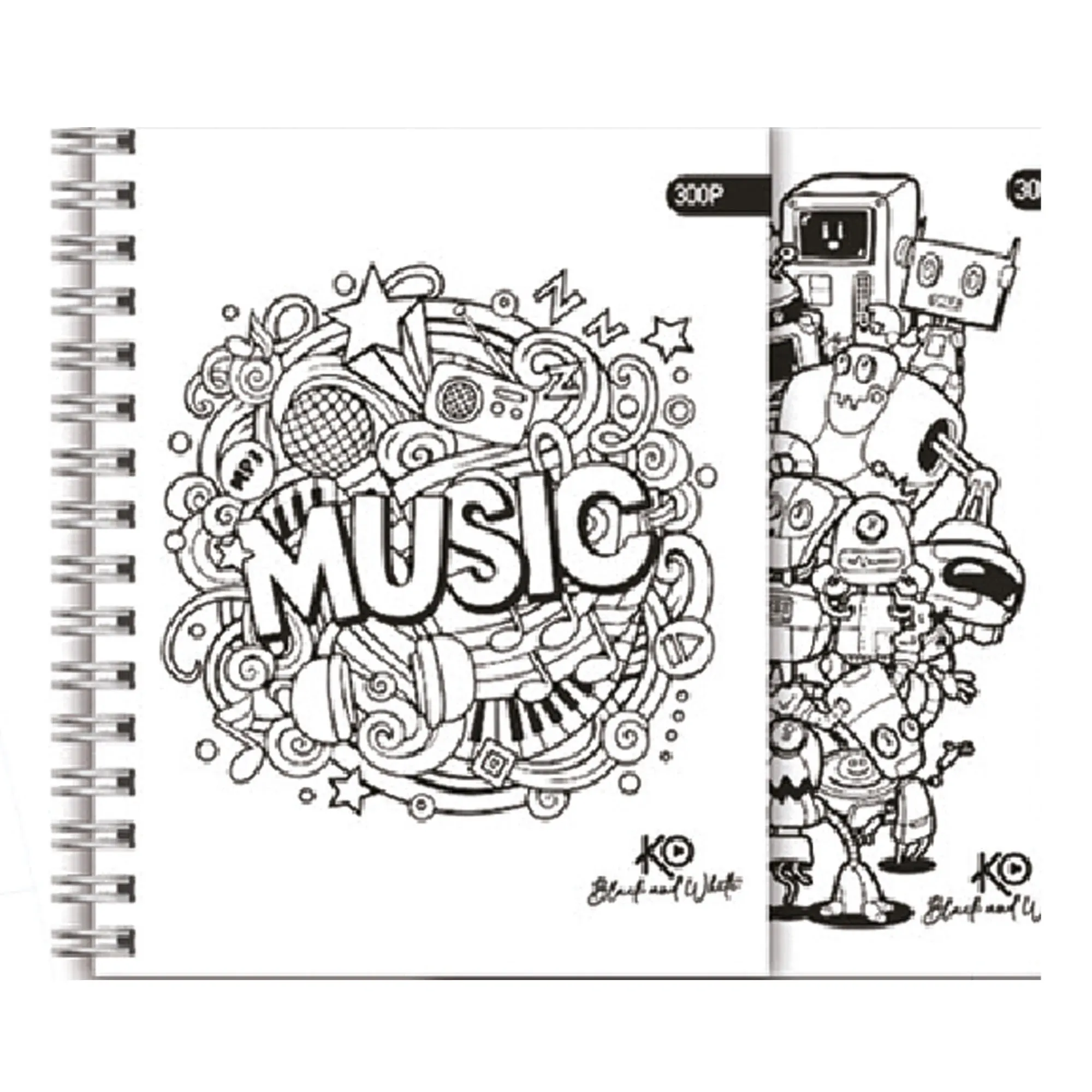 Cahier wiro 17x22 - 300 pages