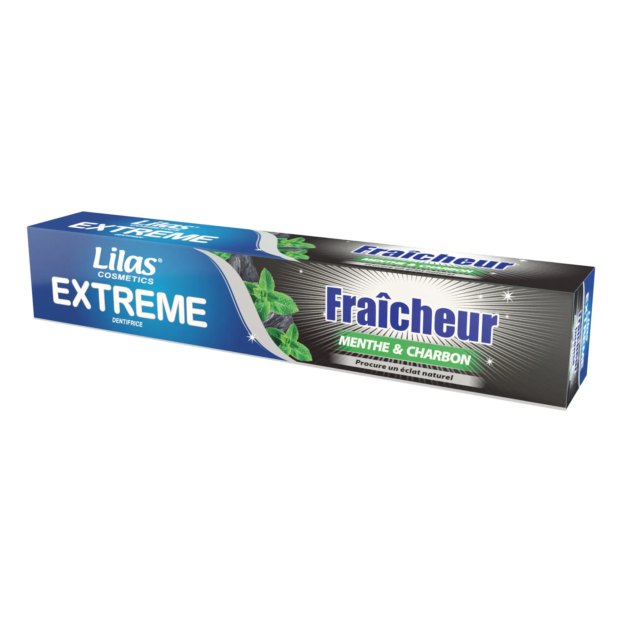 Dentifrice fraîcheur menthe et Charbon