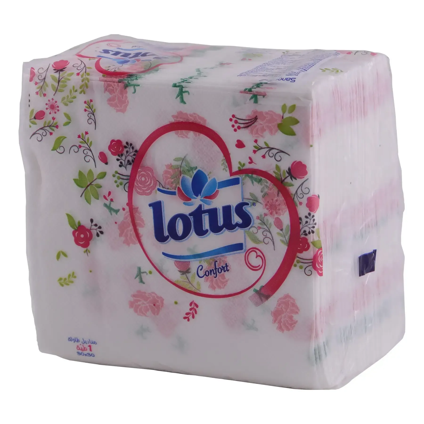 Serviettes de table 1 pli 30x30cm