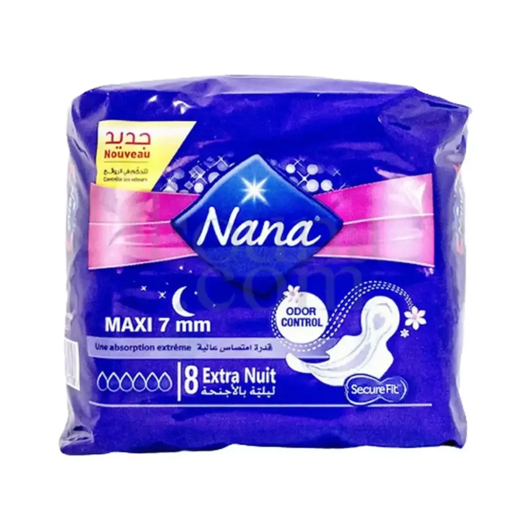 Serviettes hygiéniques Extra Nuit Maxi 7mm