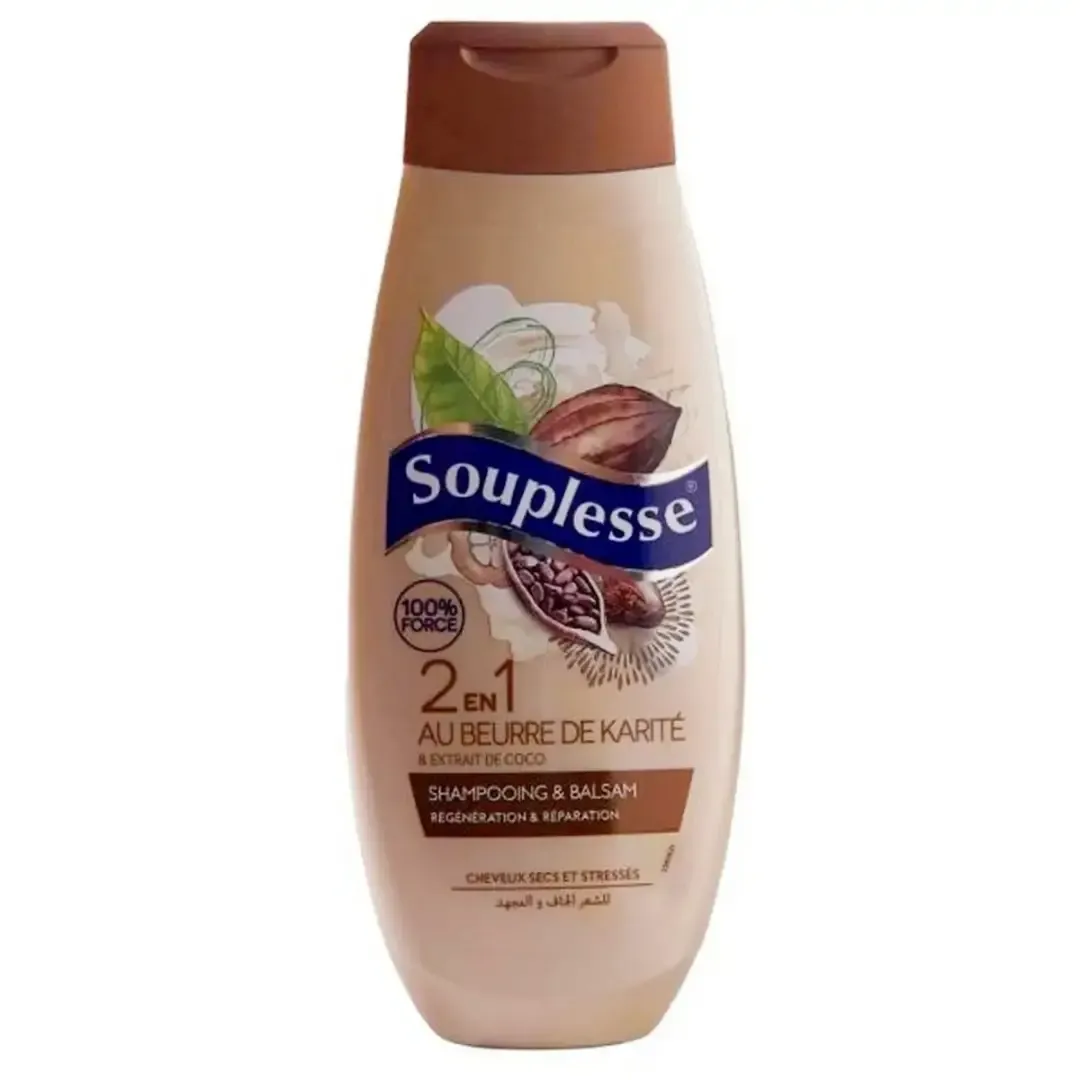 Shampooing au beurre de karité et extrait de coco