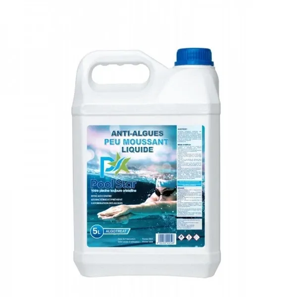 Anti algues pour piscine moussant liquide 5L
