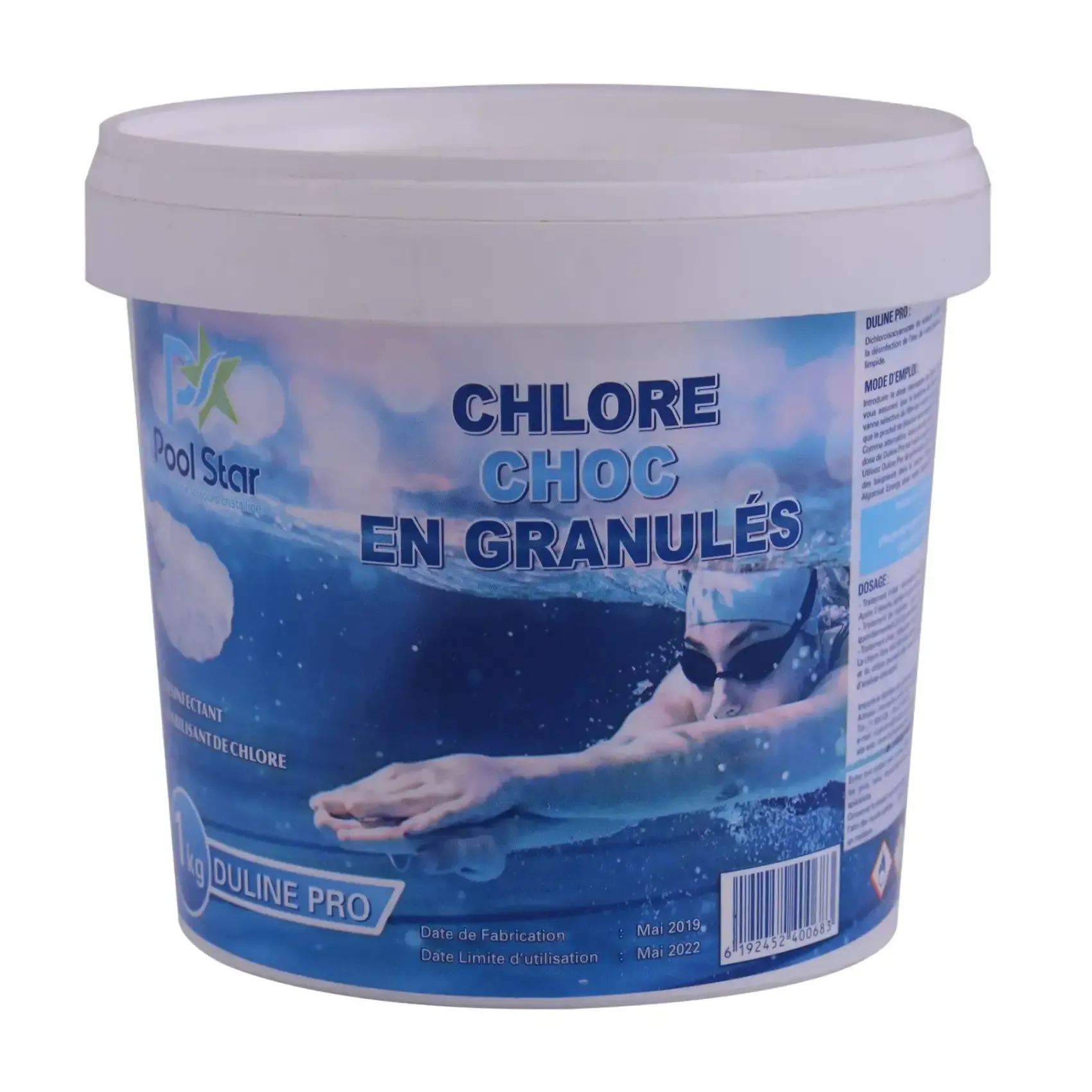 Chlore choc en granulés