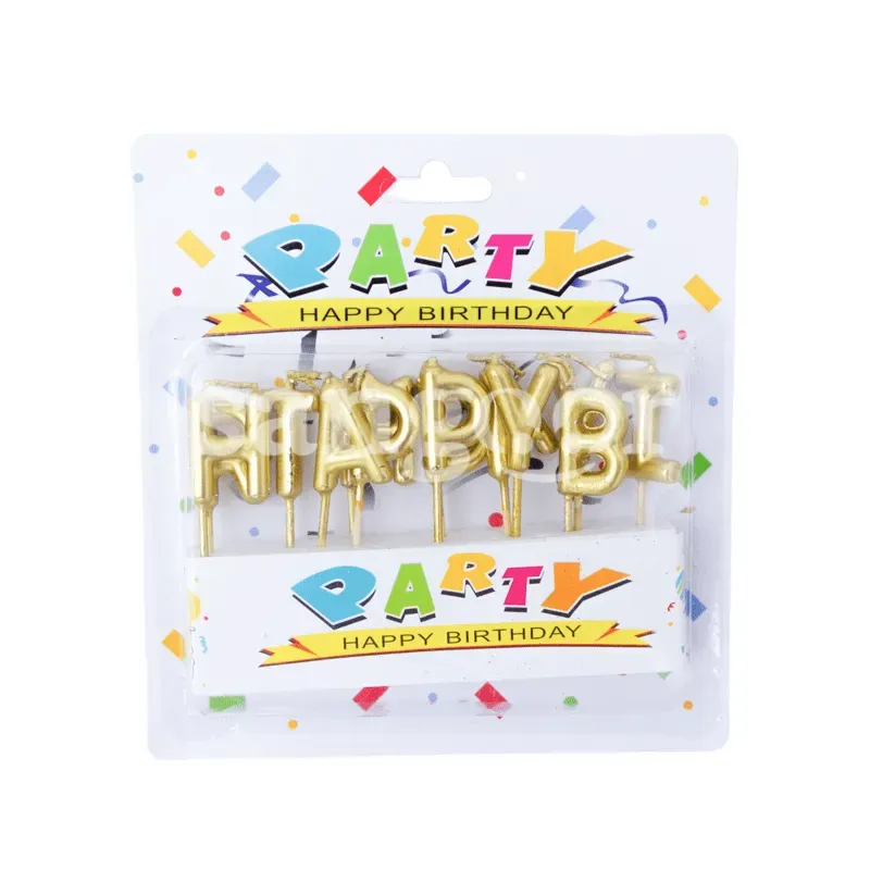 Bougie anniversaire Happy Birthday