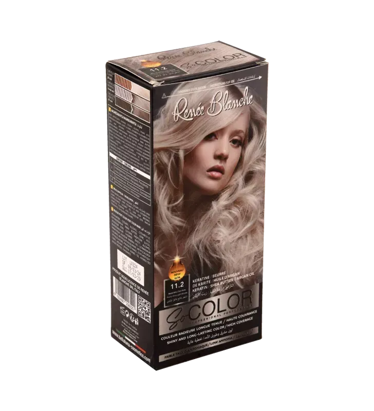 coloration cheveux 11.2