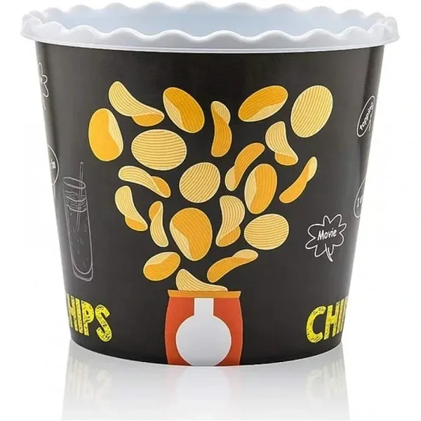 Bol à pop-corn en plastique