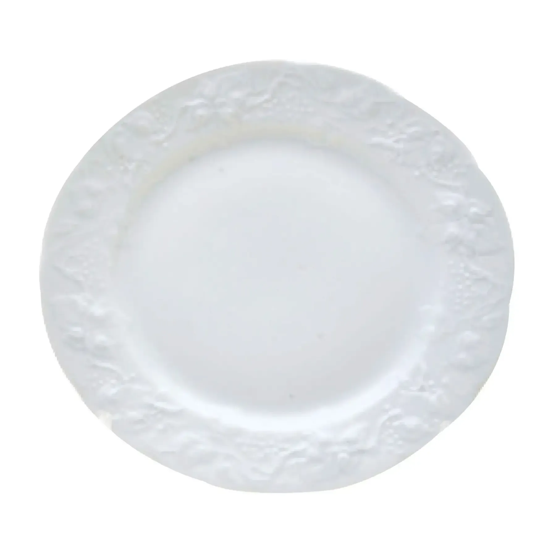 Assiette dessert vendange 21cm blanche