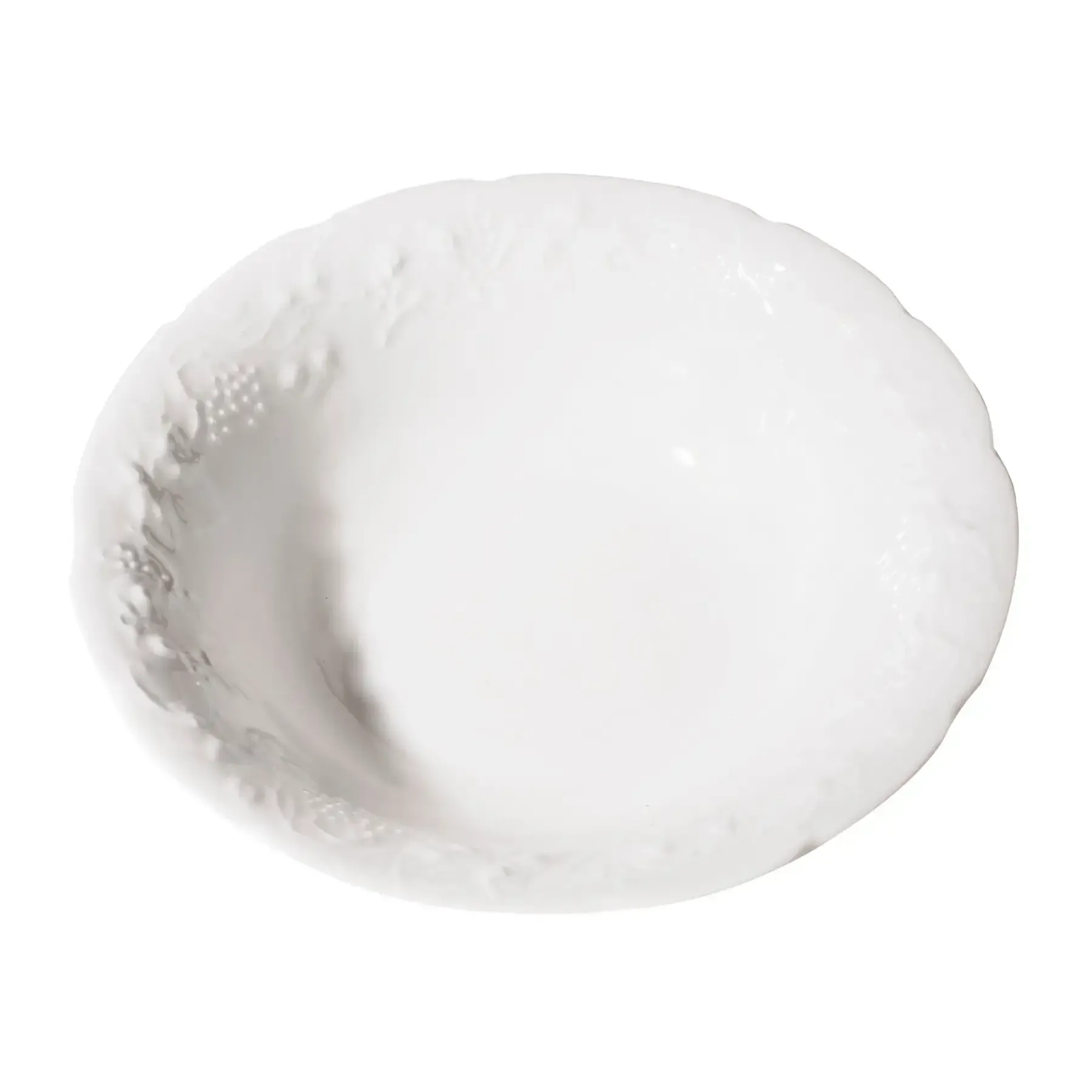 Saladier blanc Ø25cm Vendanges
