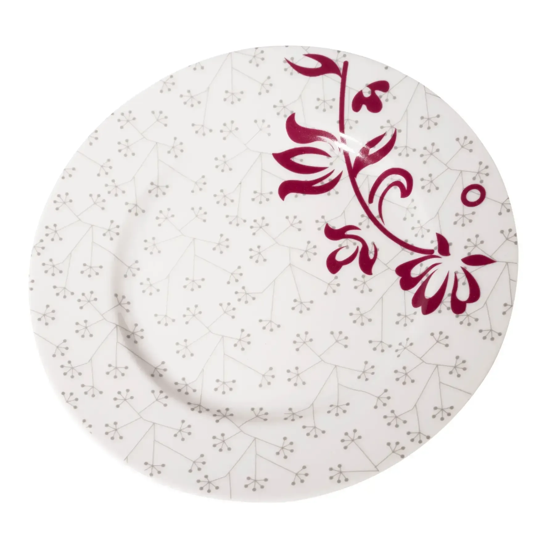 Assiette plate Alizée Perle Ø22cm