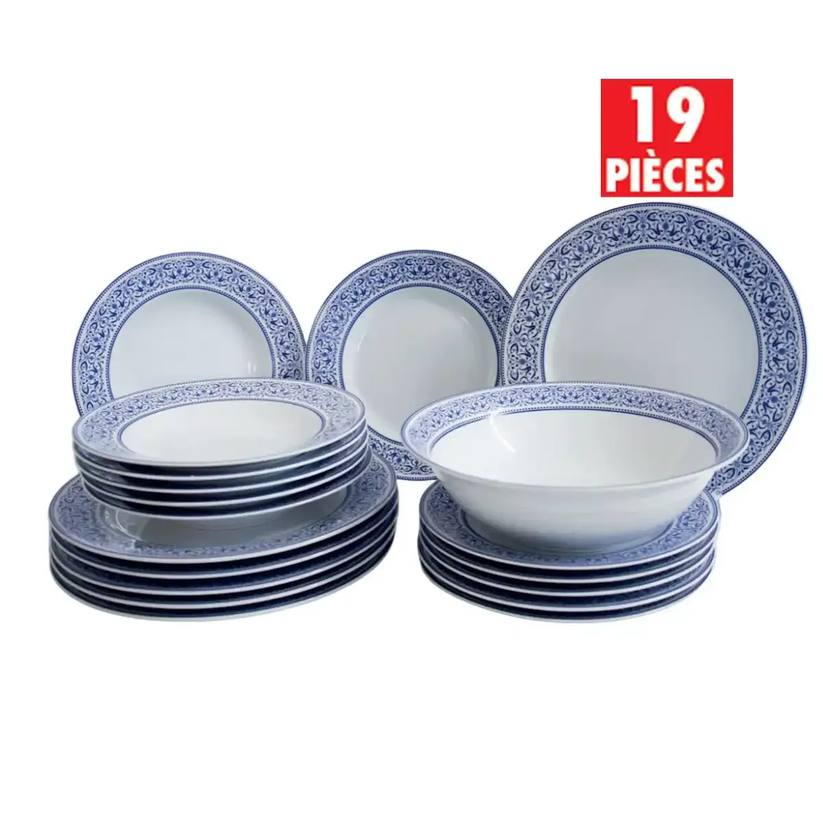 Service à table Agadir 19 pièces