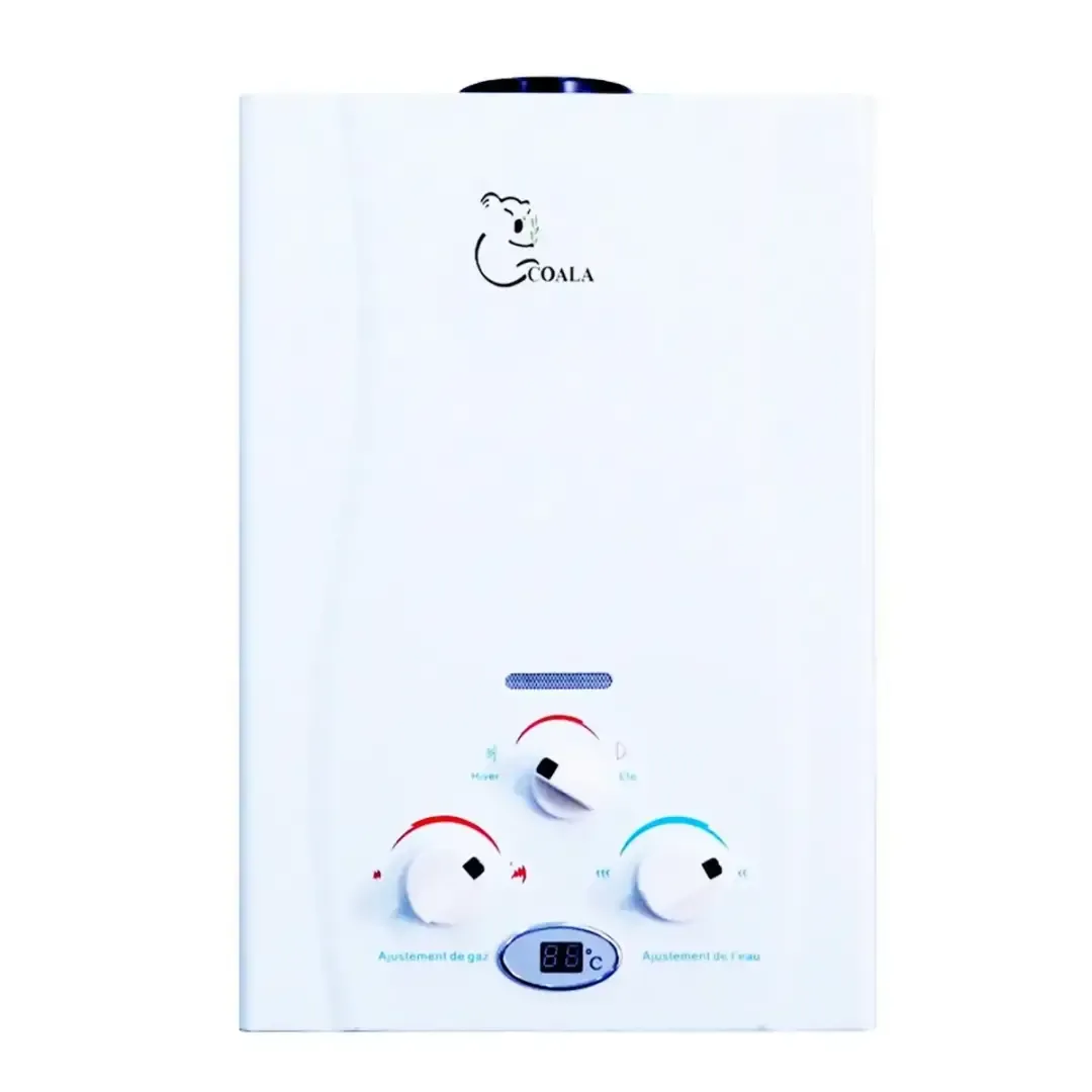 Chauffe bain à gaz bouteille 6L blanc