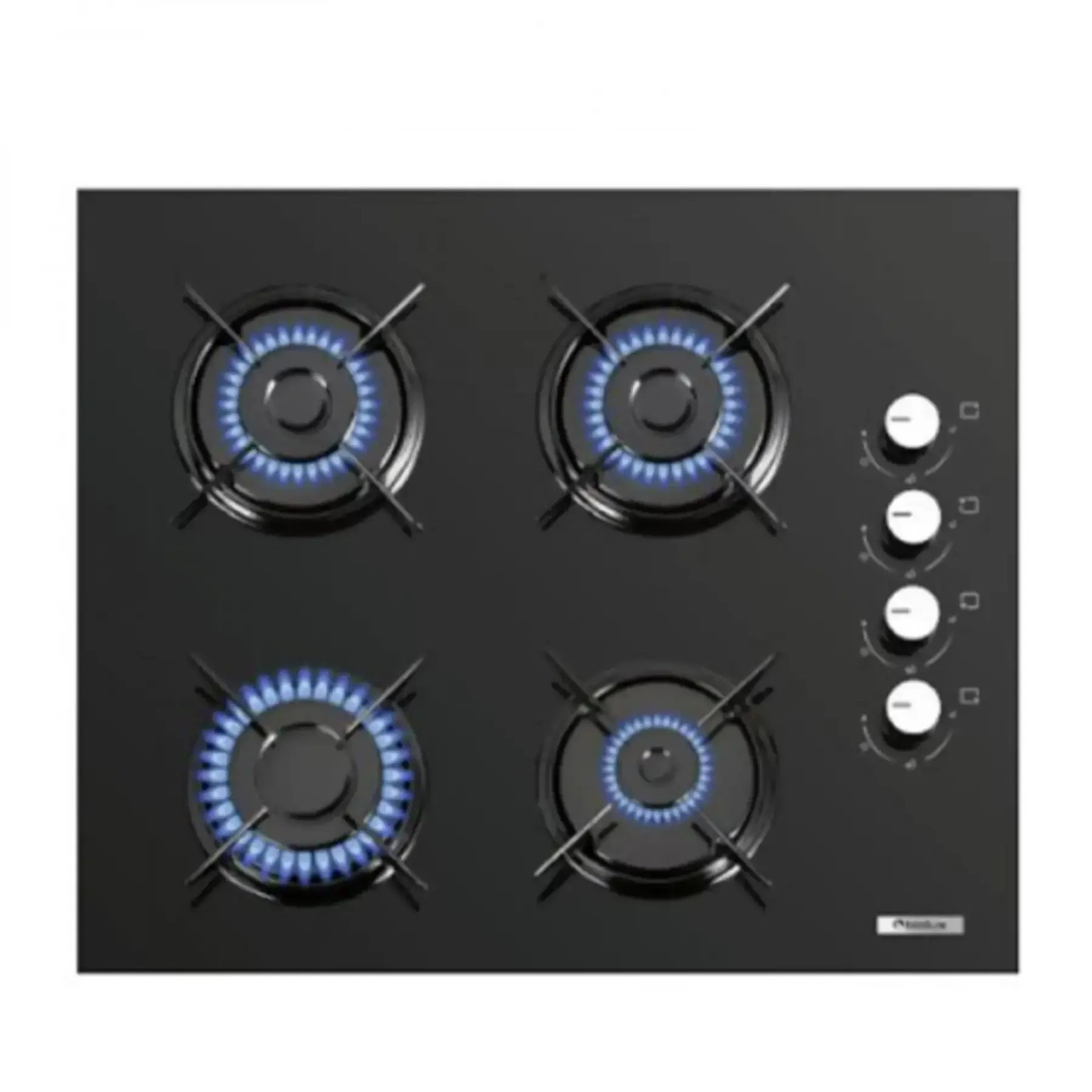 Plaque de cuisson 4 feux noir