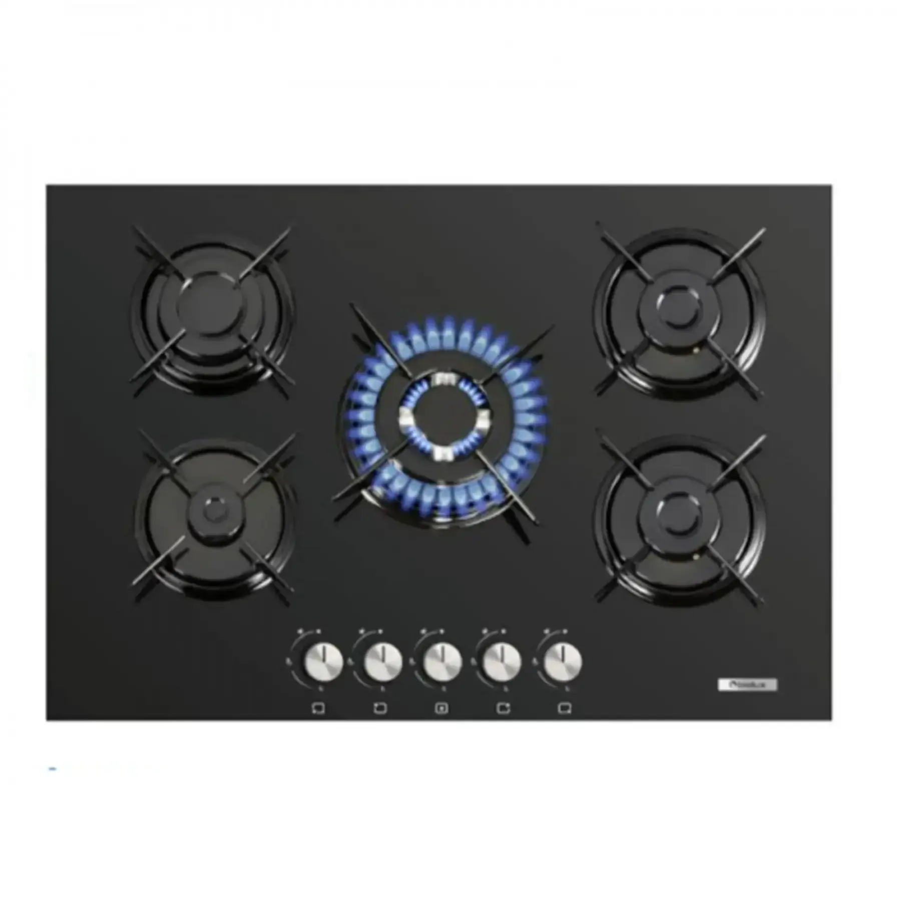 Plaque de cuisson e 5 feux noir