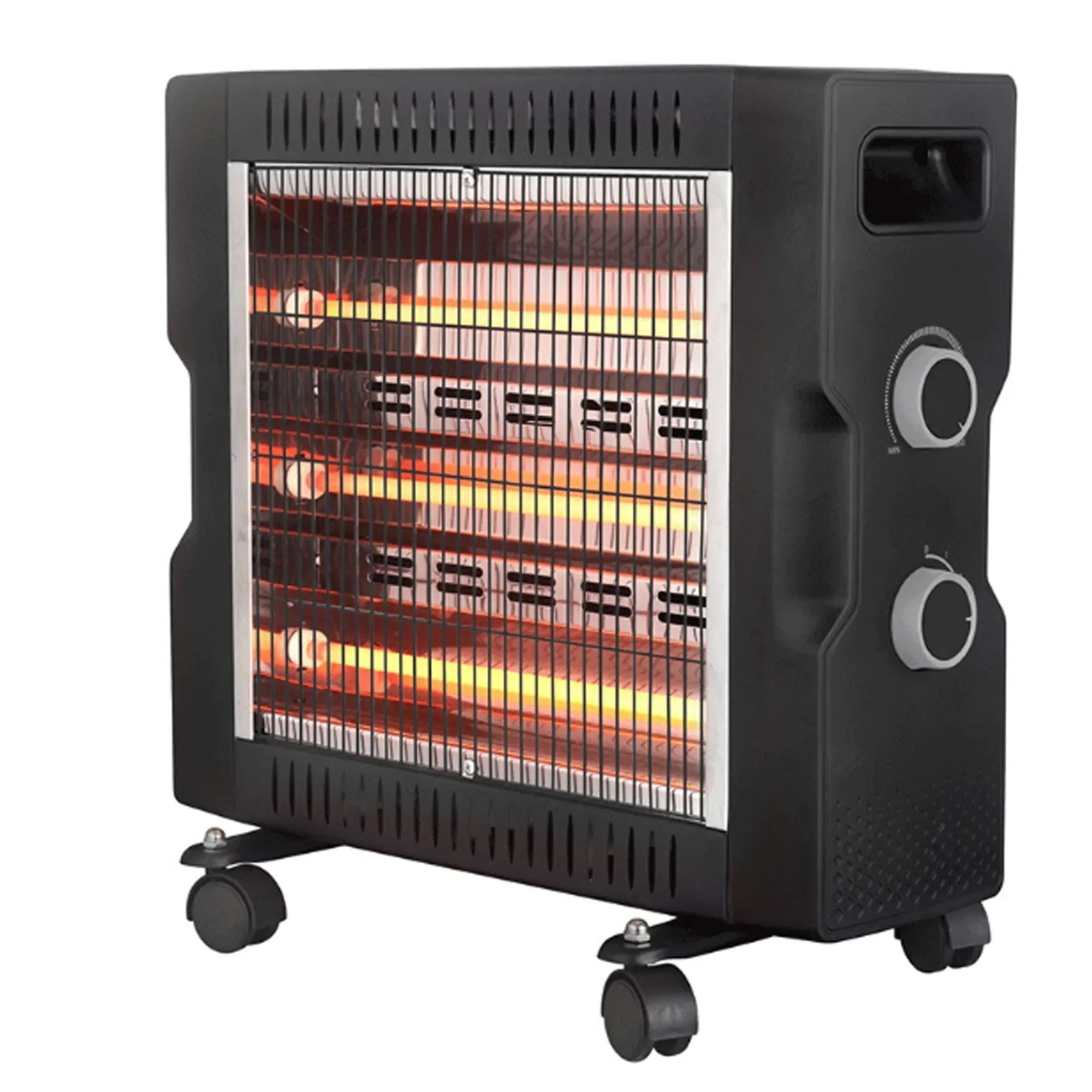 Chauffage électrique 2000W Noir