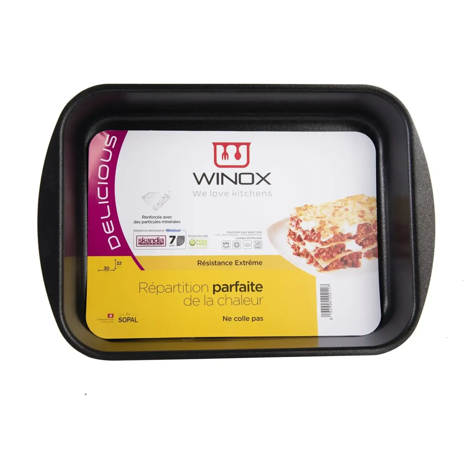 Moule à gâteau rectangulaire 23x22cm Delicious