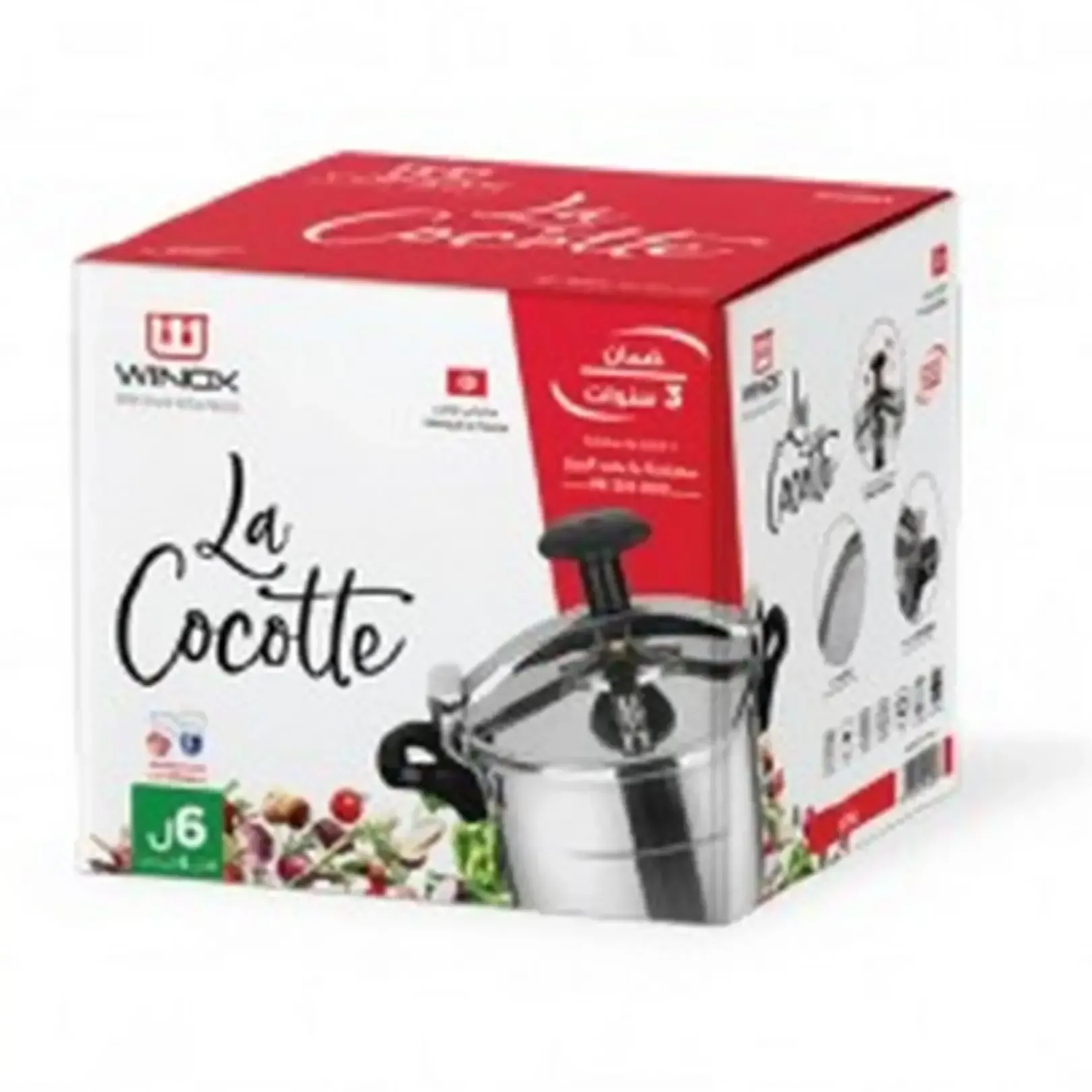 Autocuiseur en aluminium 6L