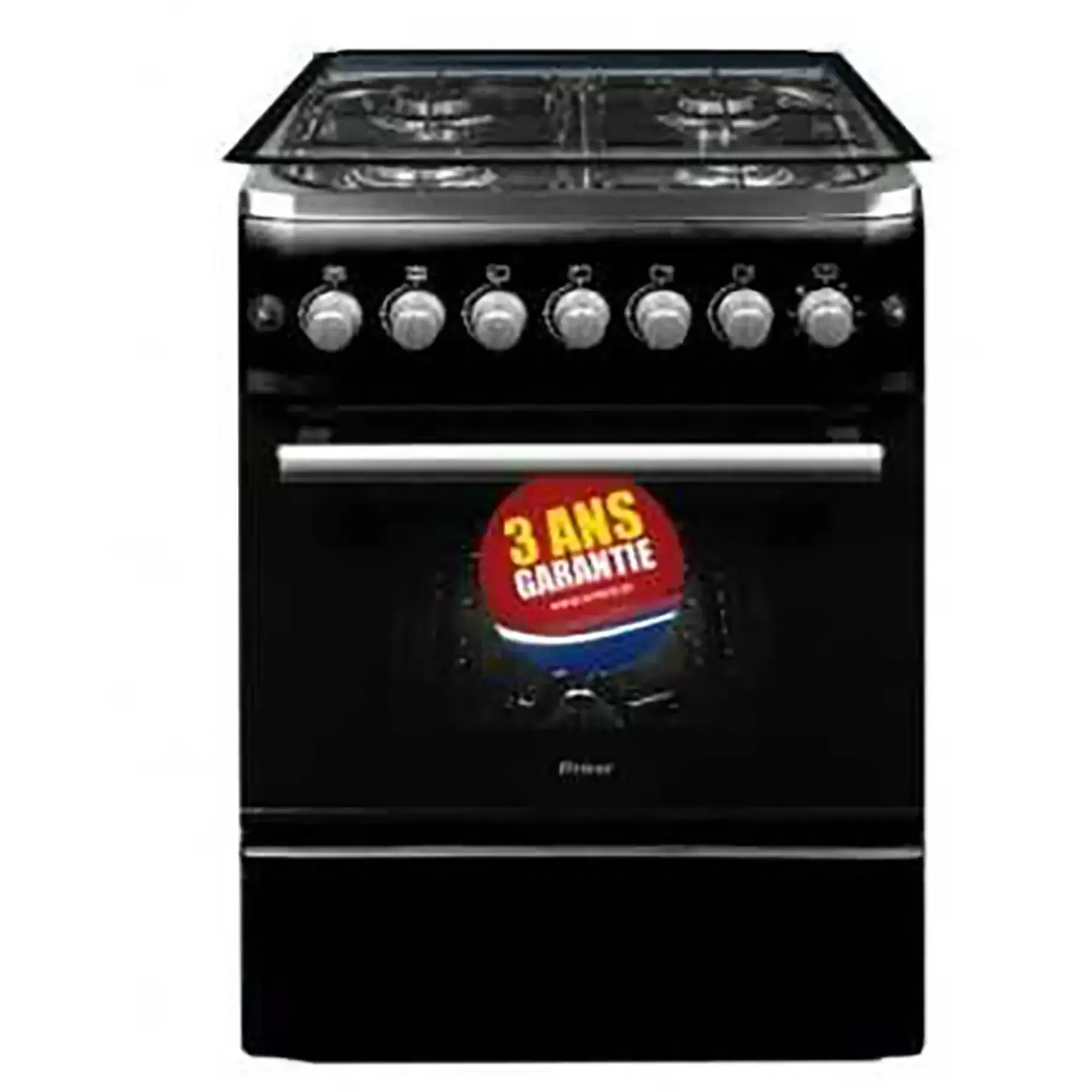 Cuisinière à gaz 4 feux 60cm