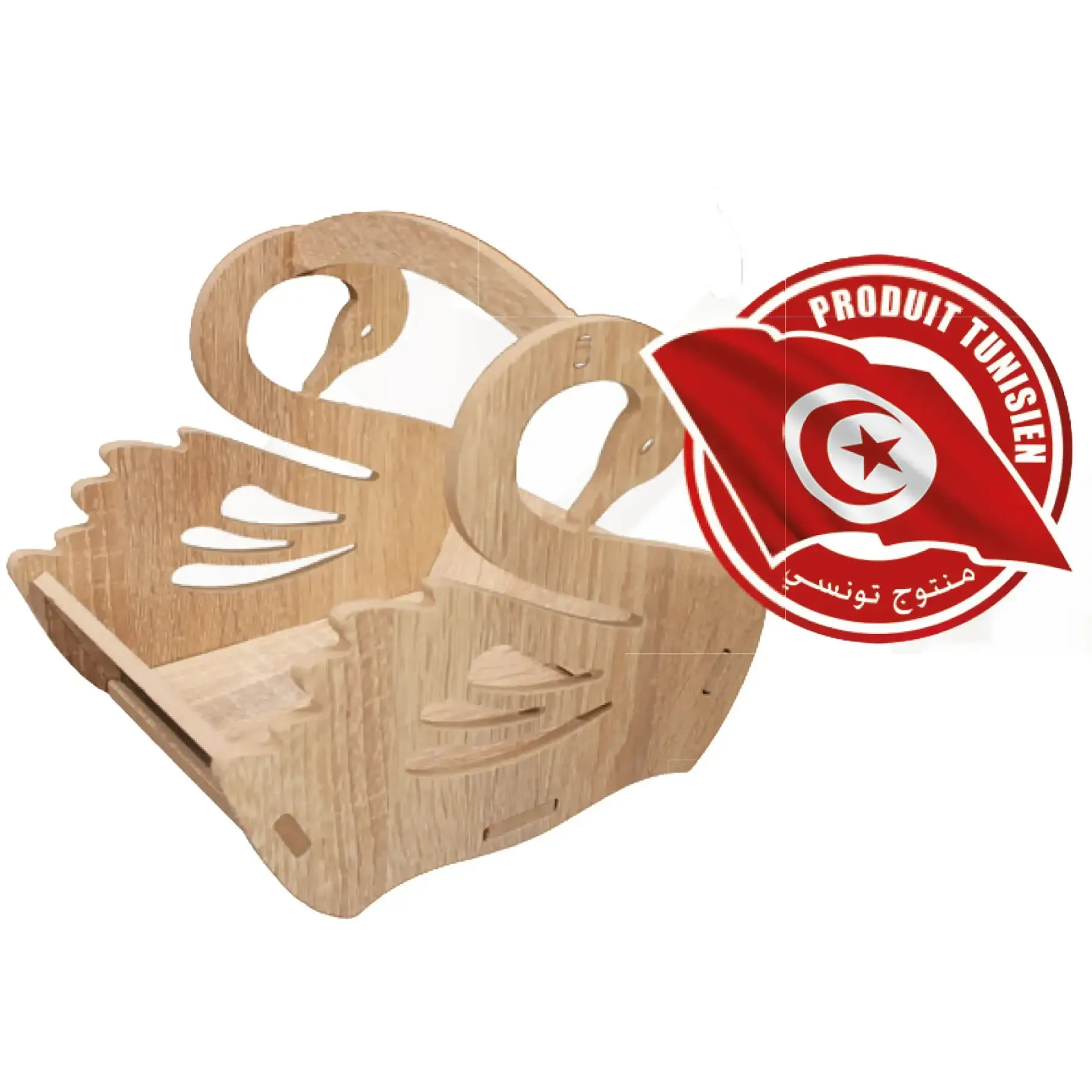 Panier a pain forme canard