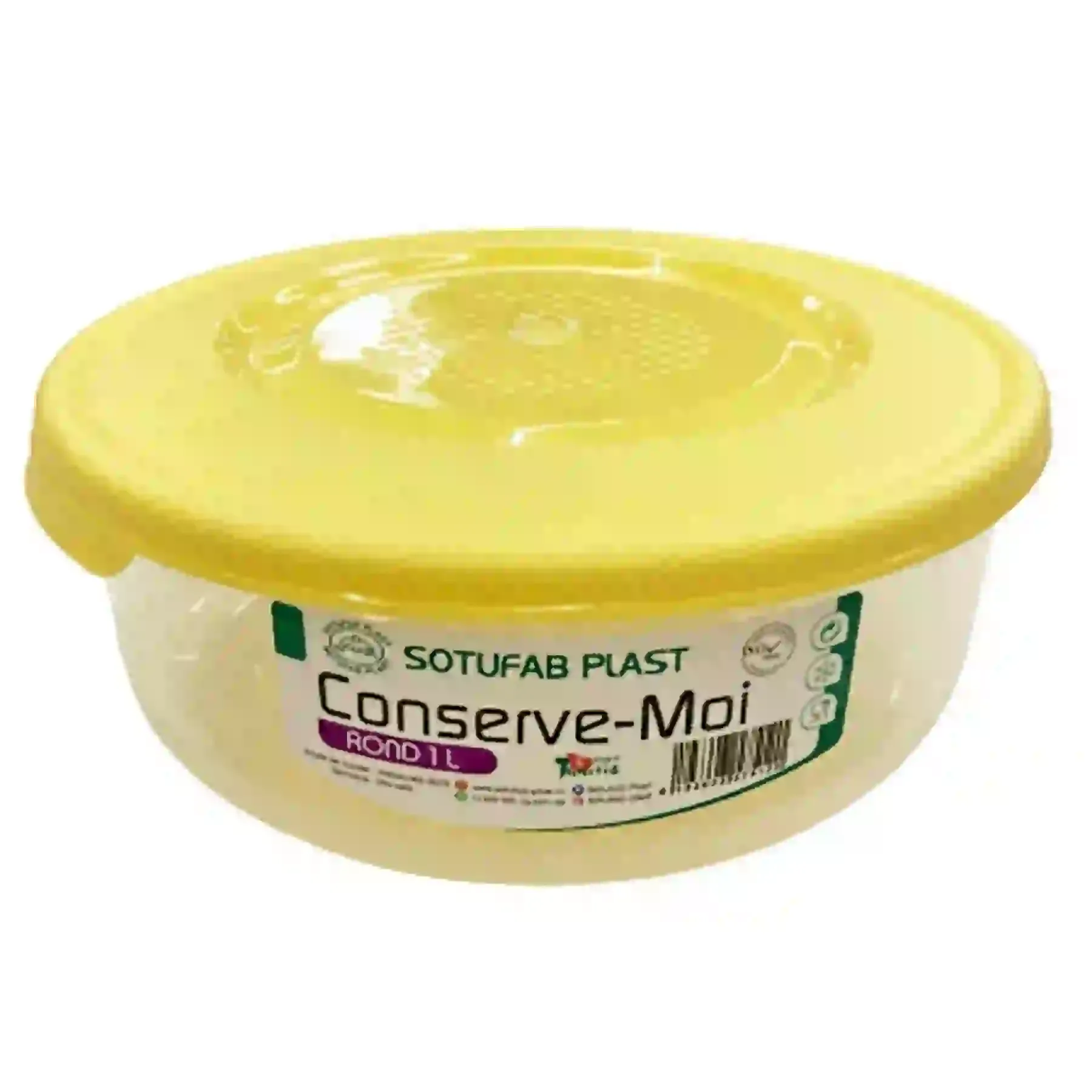 Boite de conservation ronde de 1L