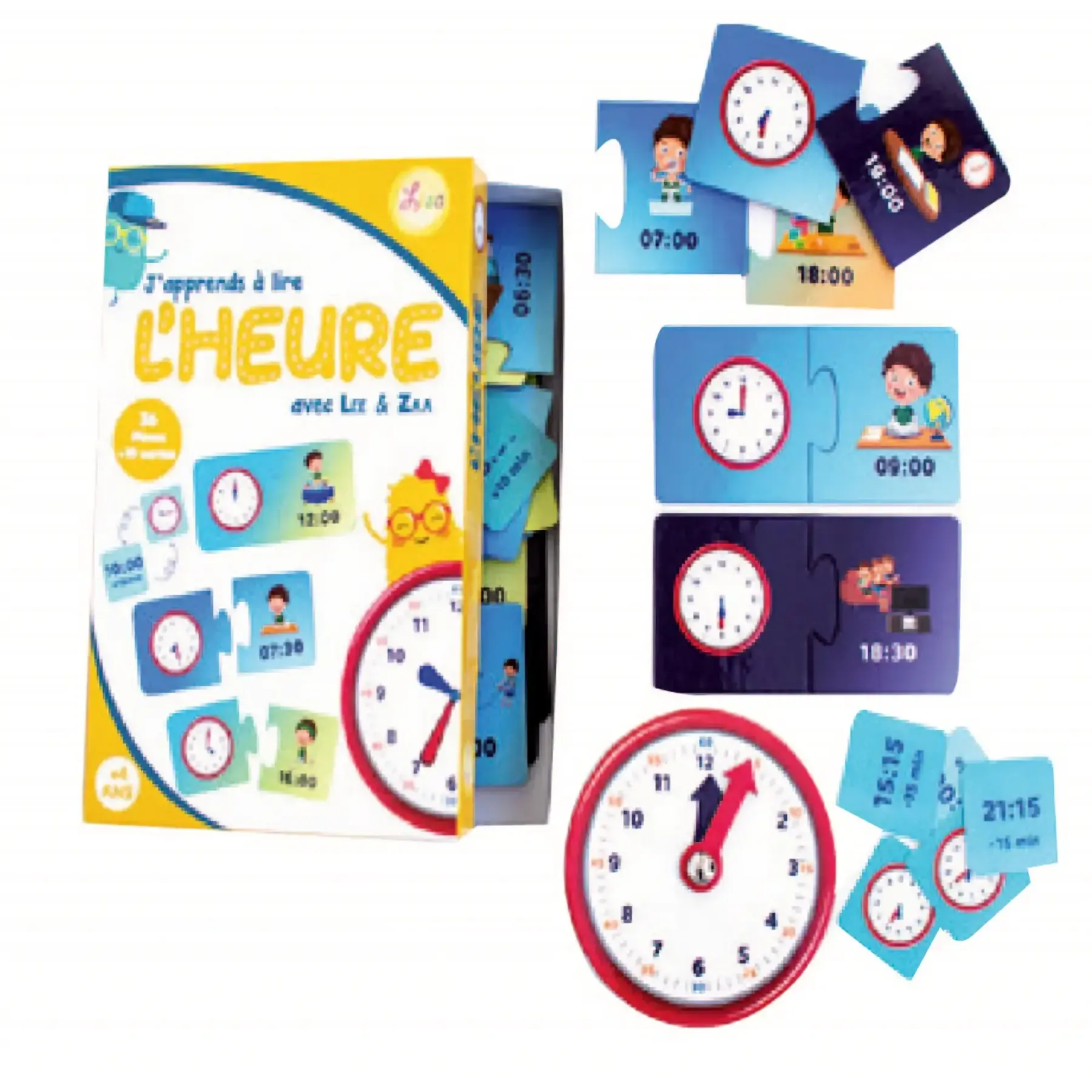 Jeux j'apprends à lire l'heure