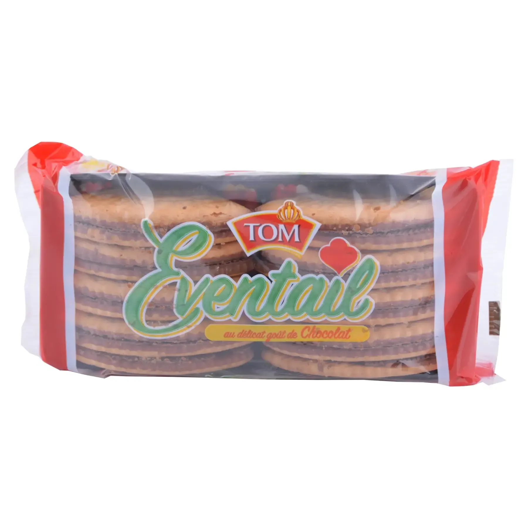 Biscuits enrobés chocolat Eventail