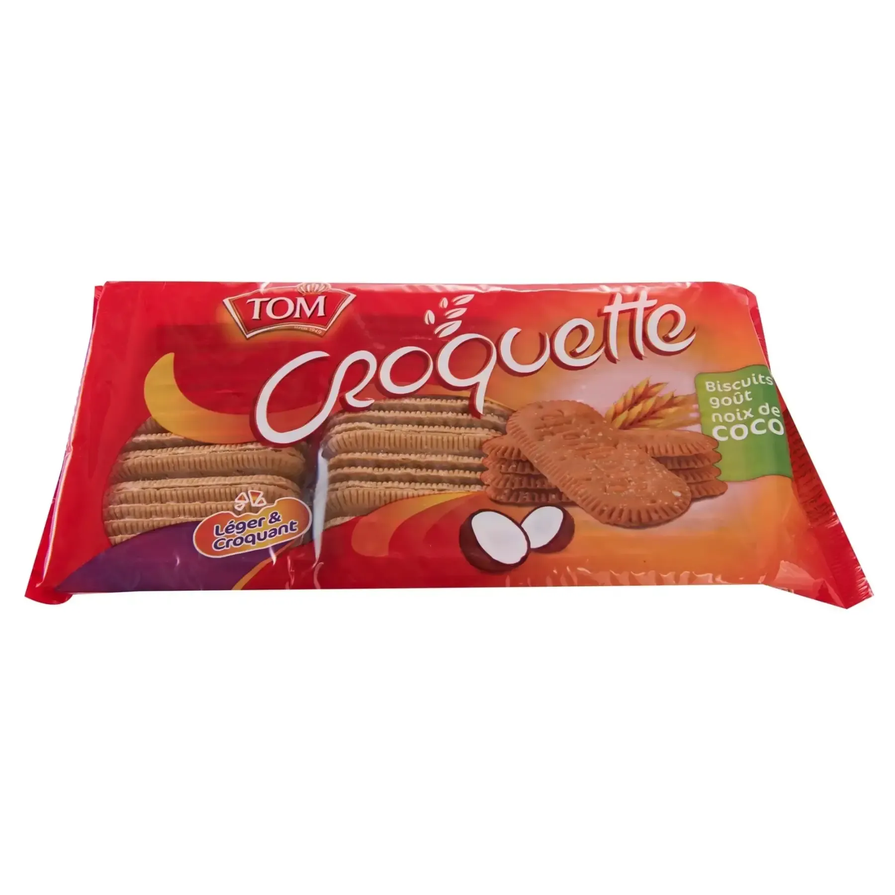 Biscuits Croquettes goût noix de coco