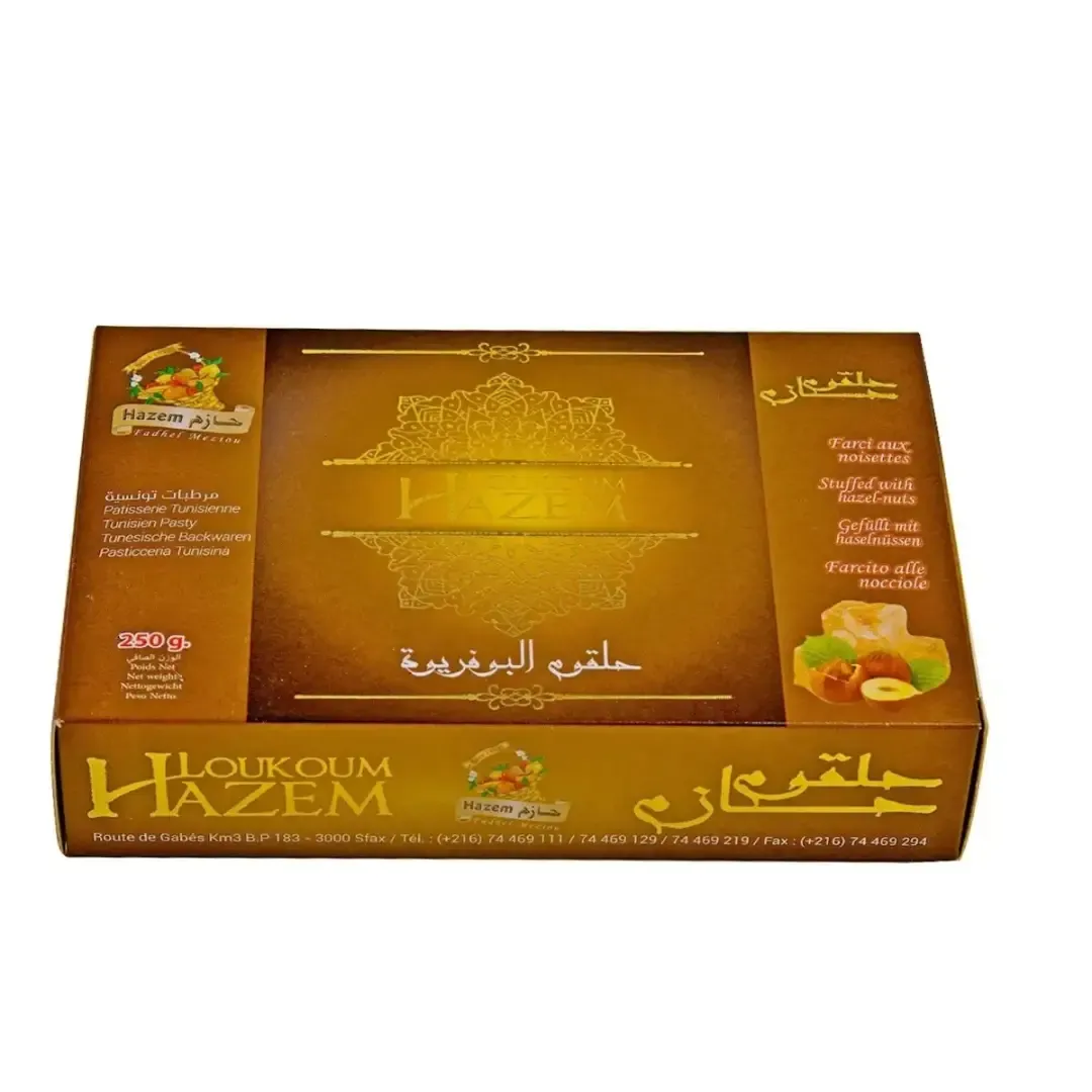 Loukoum goût noisettes