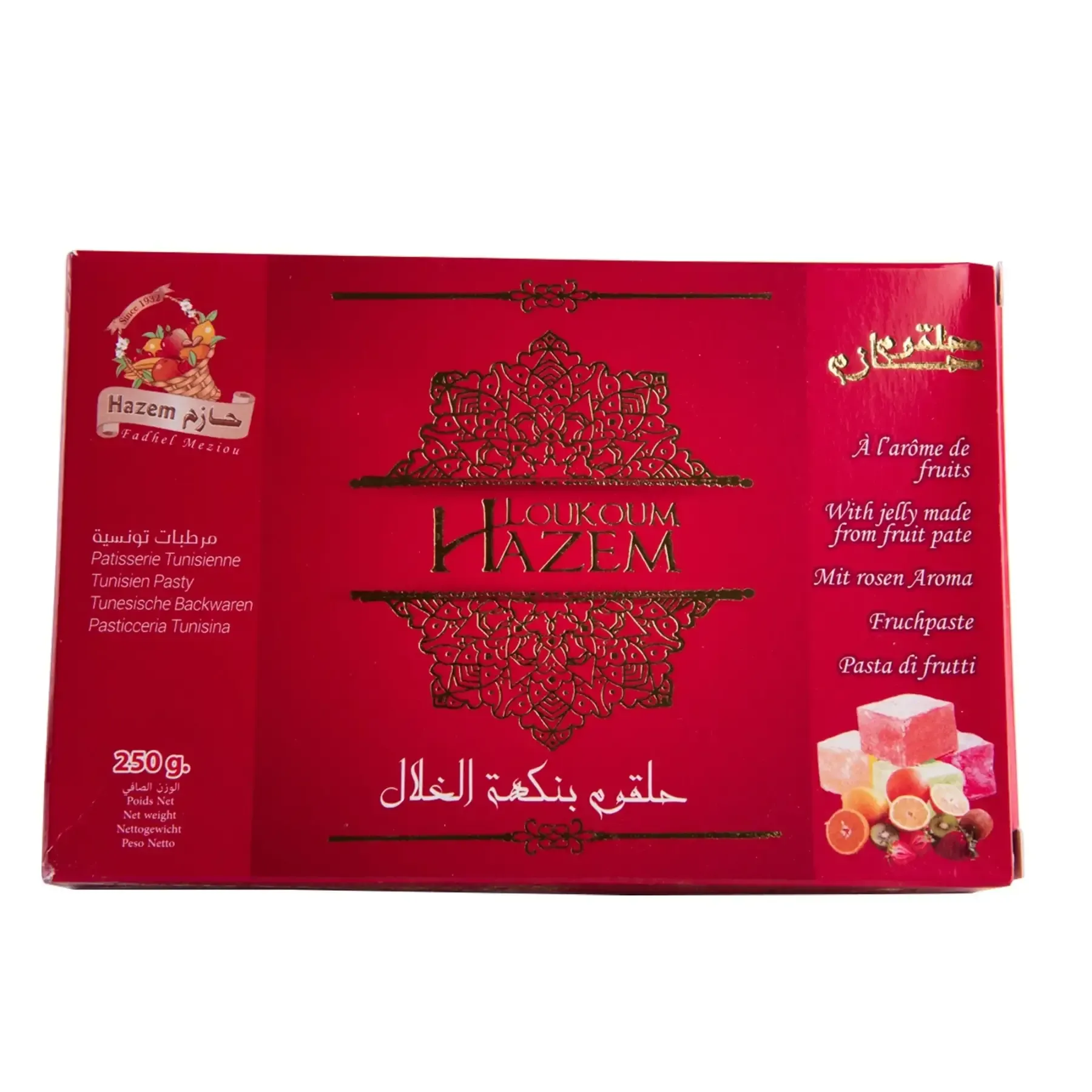 Loukoum pâte de fruits