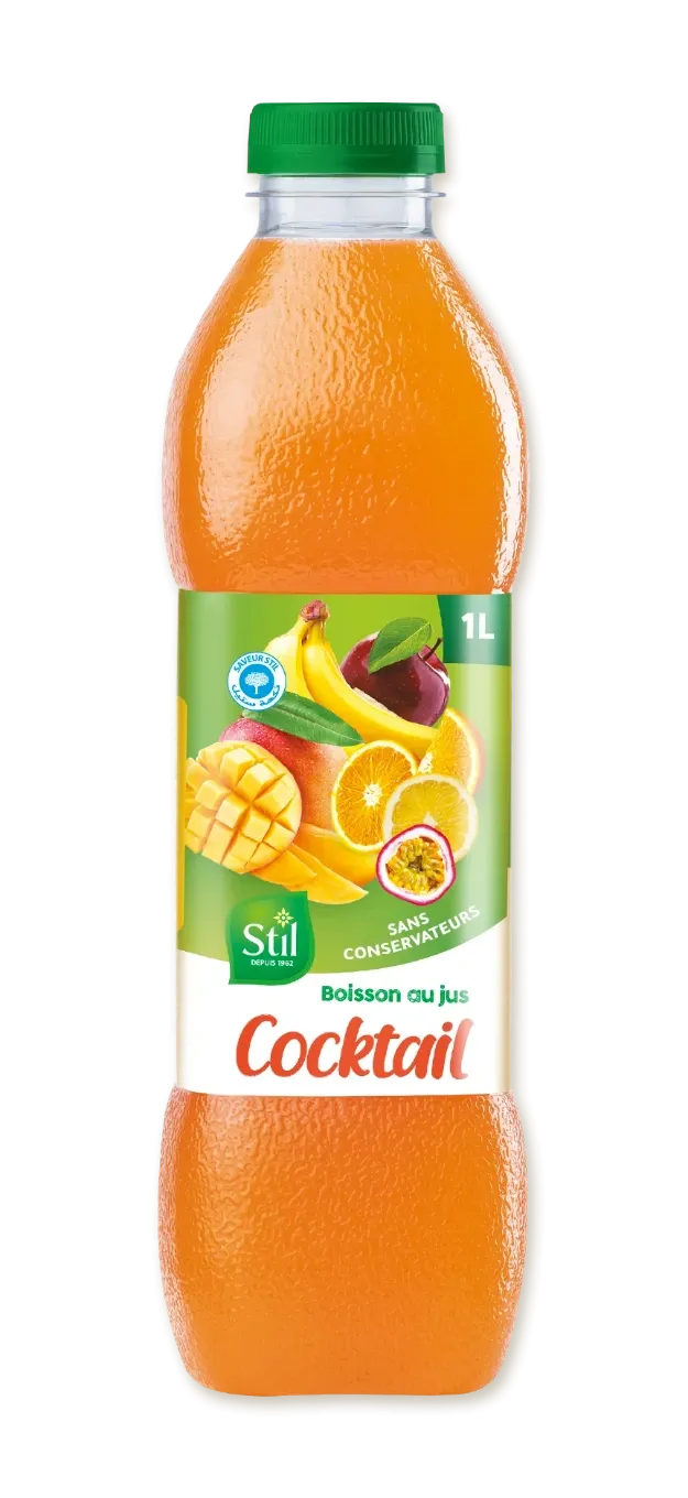 Boisson au jus cocktail de fruits