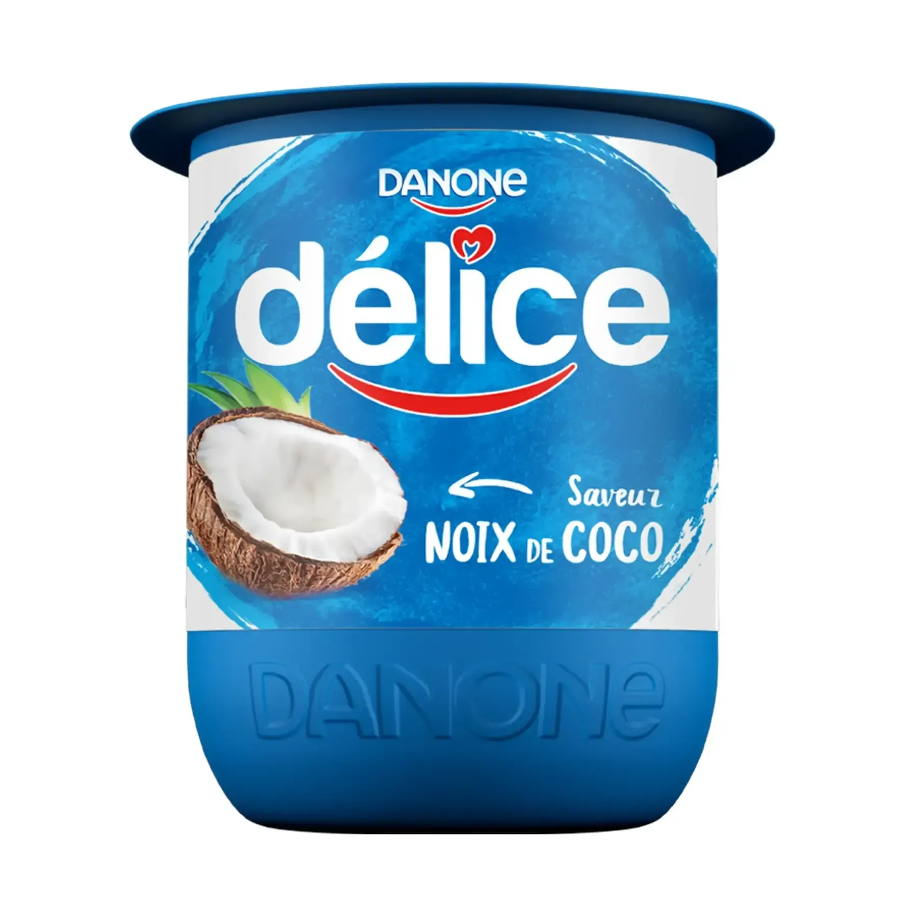 Yaourt aromatisé à la noix de coco
