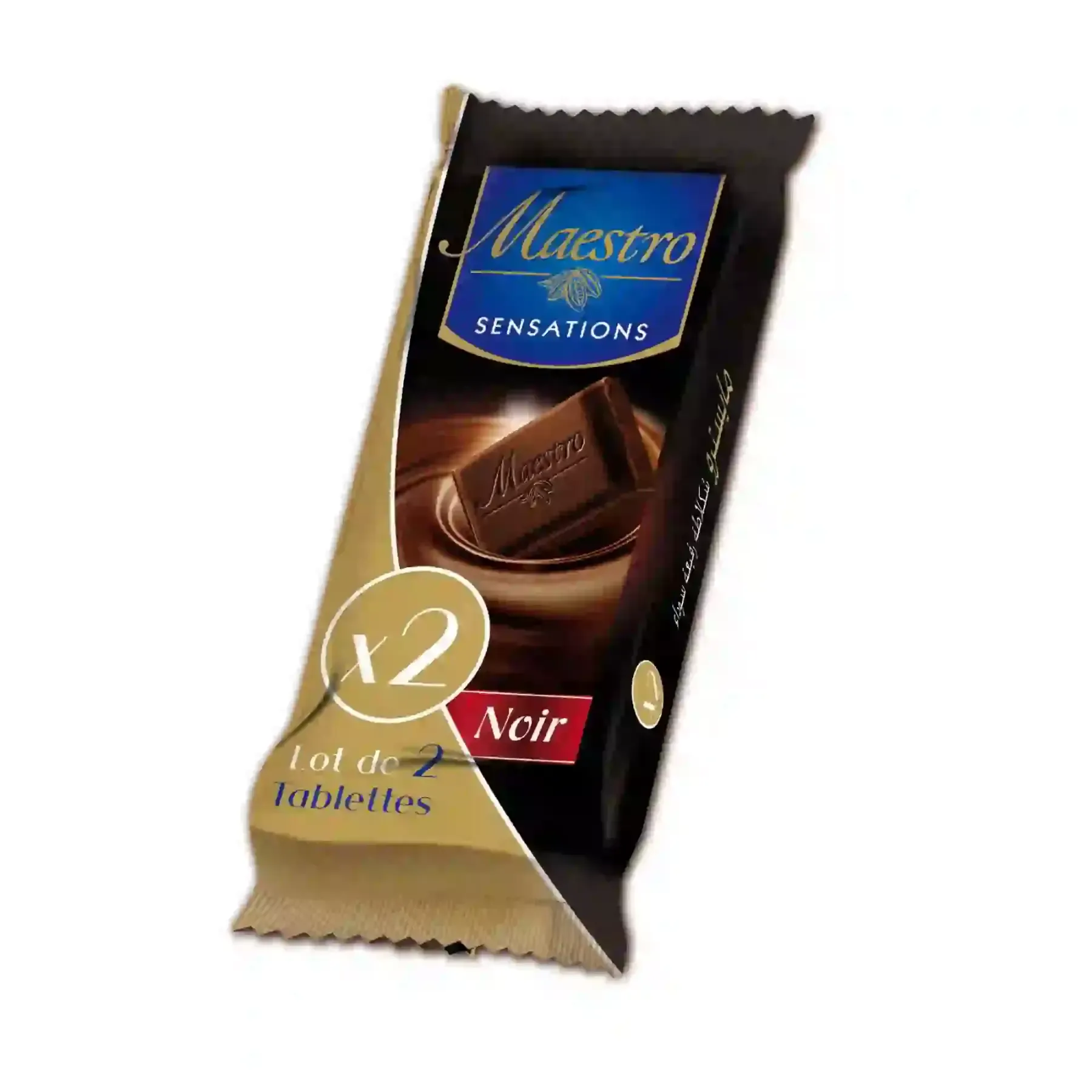 Tablettes de chocolat noir 90g