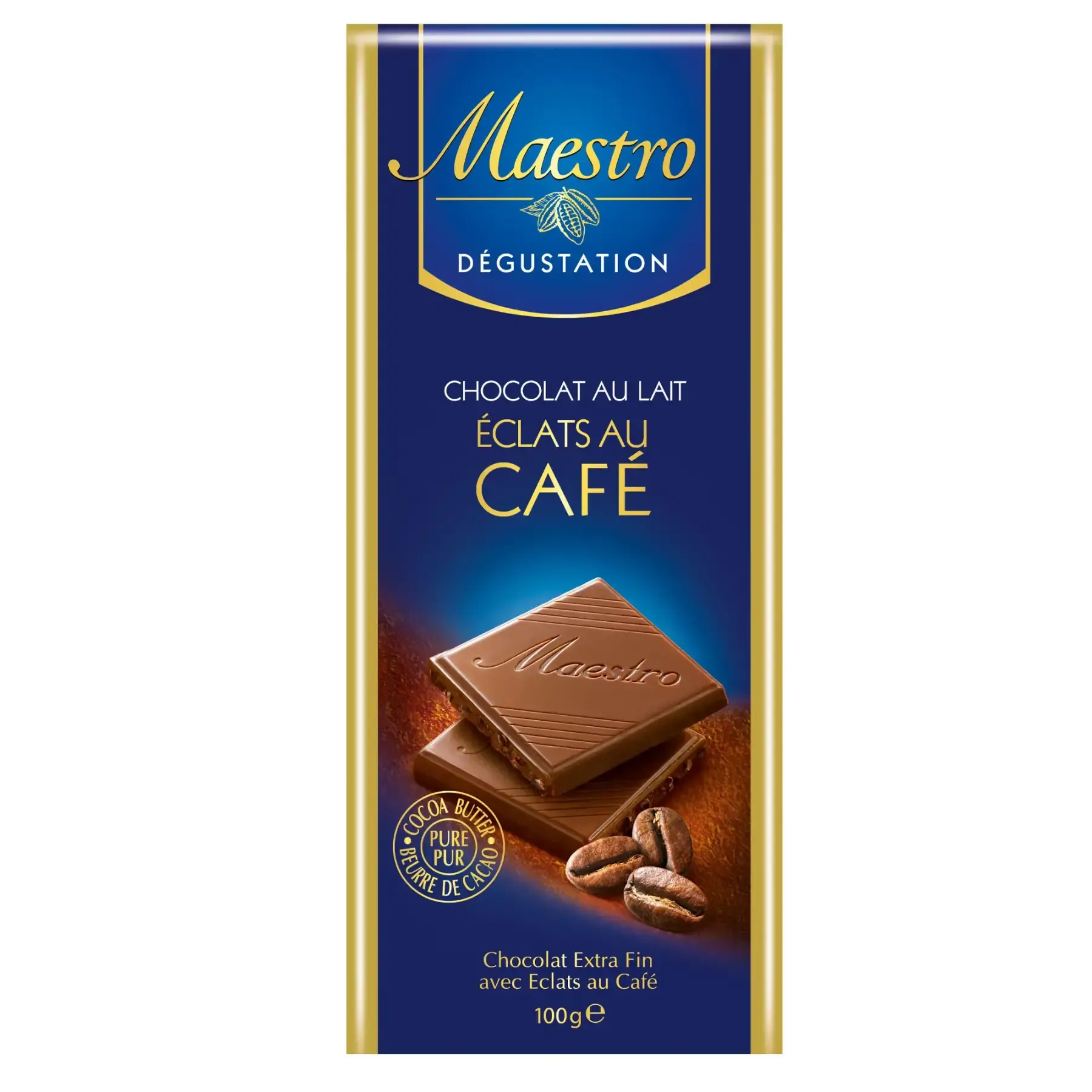 Chocolat au lait Éclats au Café