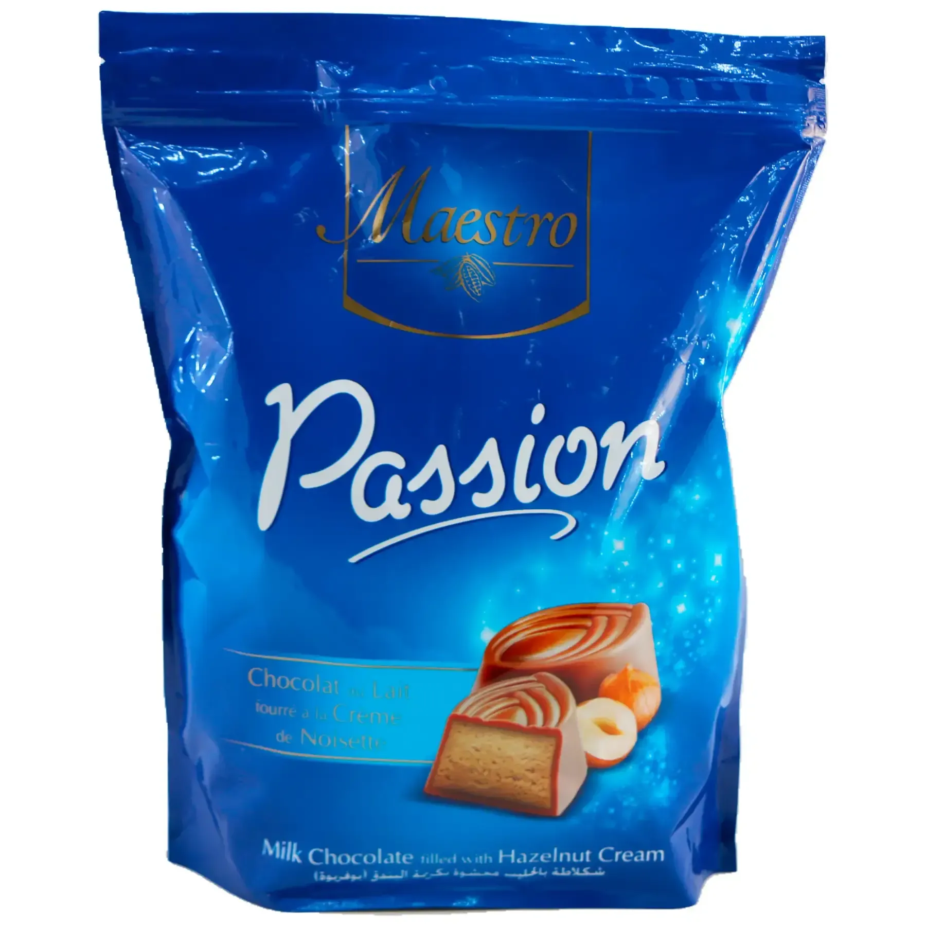 Chocolat Passion lait noisettes