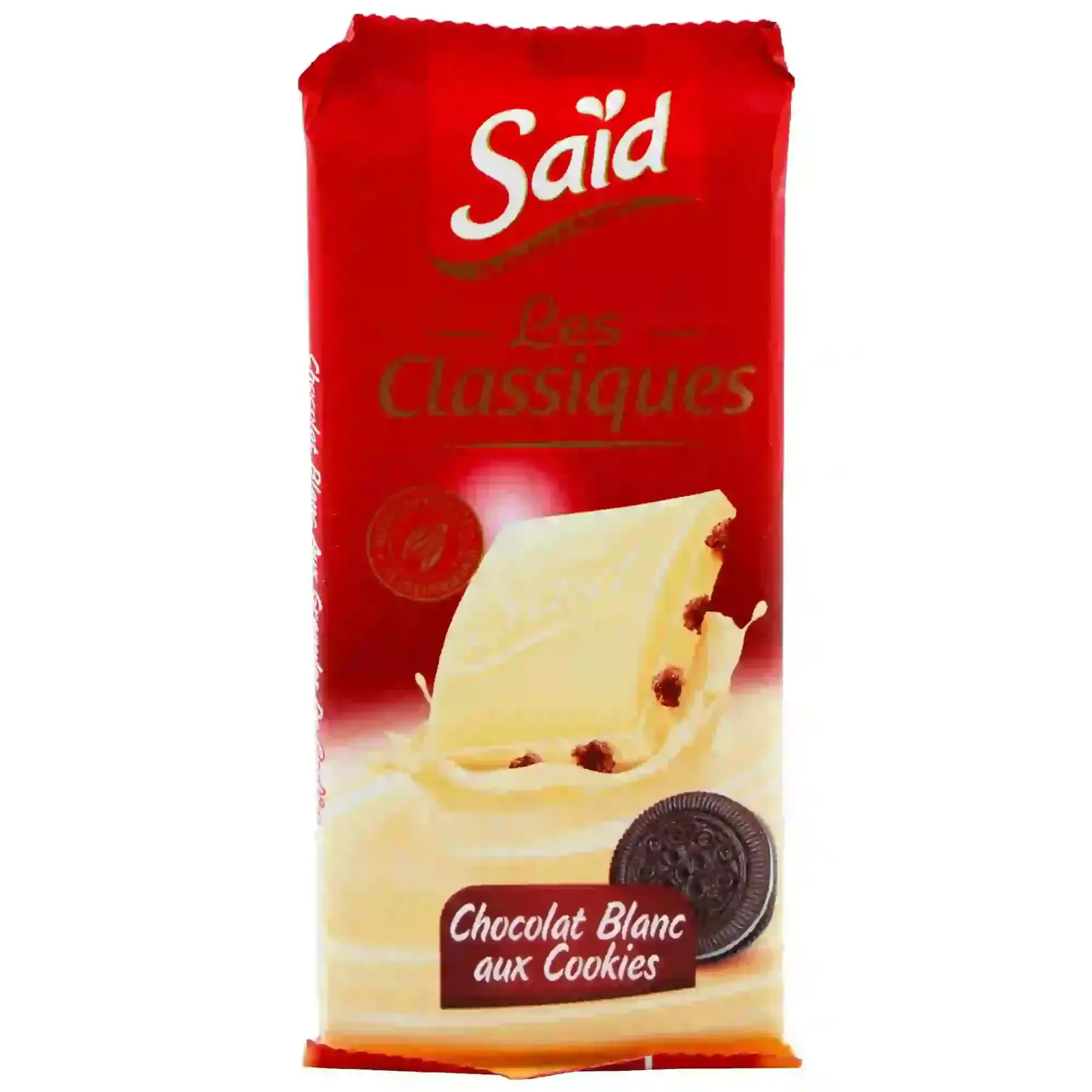 Chocolat les classiques blanc et cookies