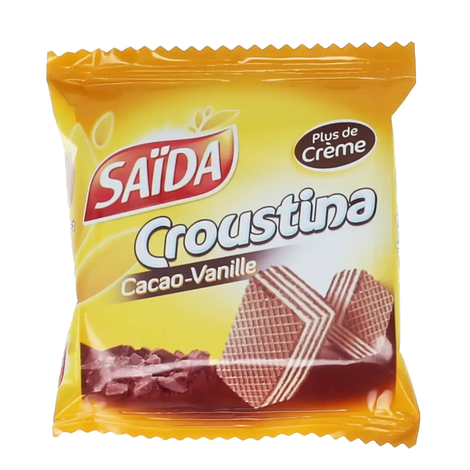 Gaufrettes Croustina cacao vanille