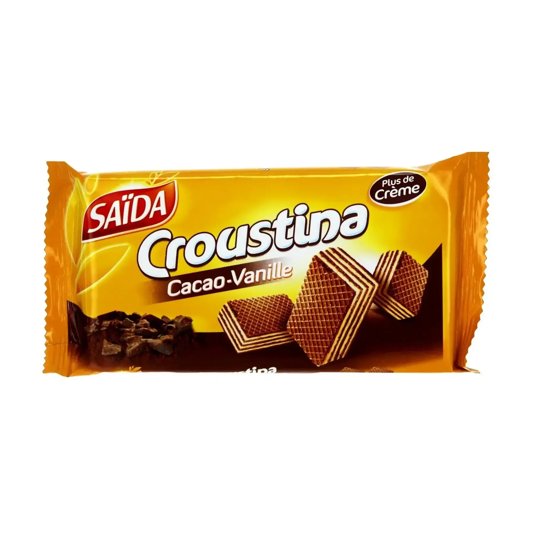Gaufrettes Croustina cacao vanille