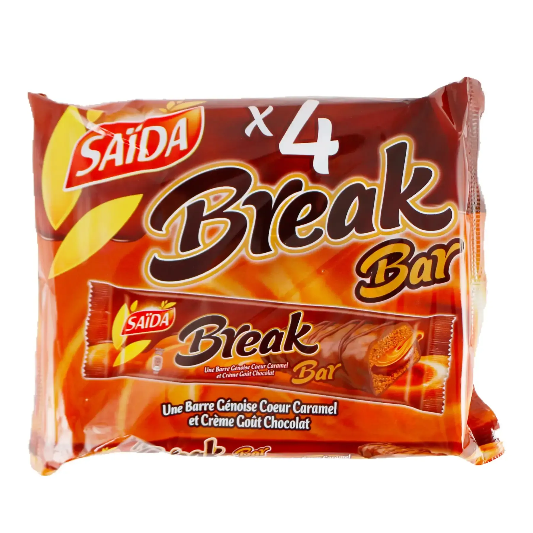 Break barre génoise caramel