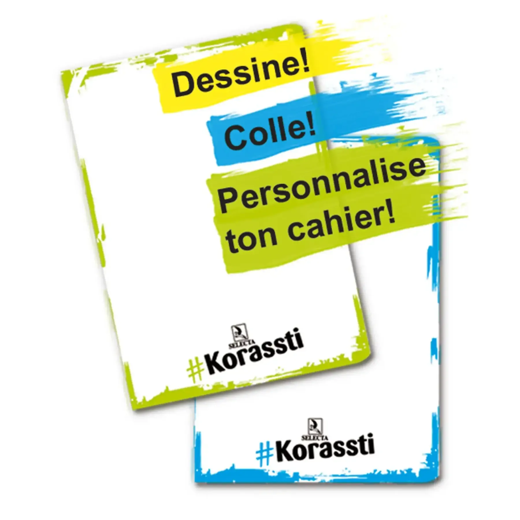 Cahier piqure grands carreaux 60g 96 pages