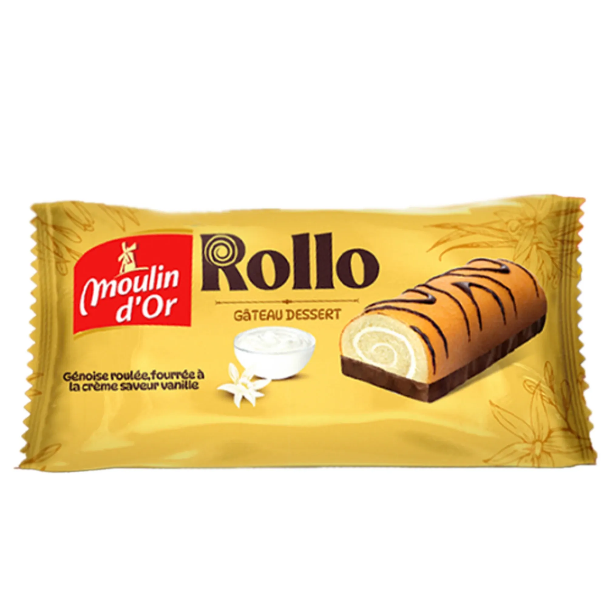 Cake rollo vanille